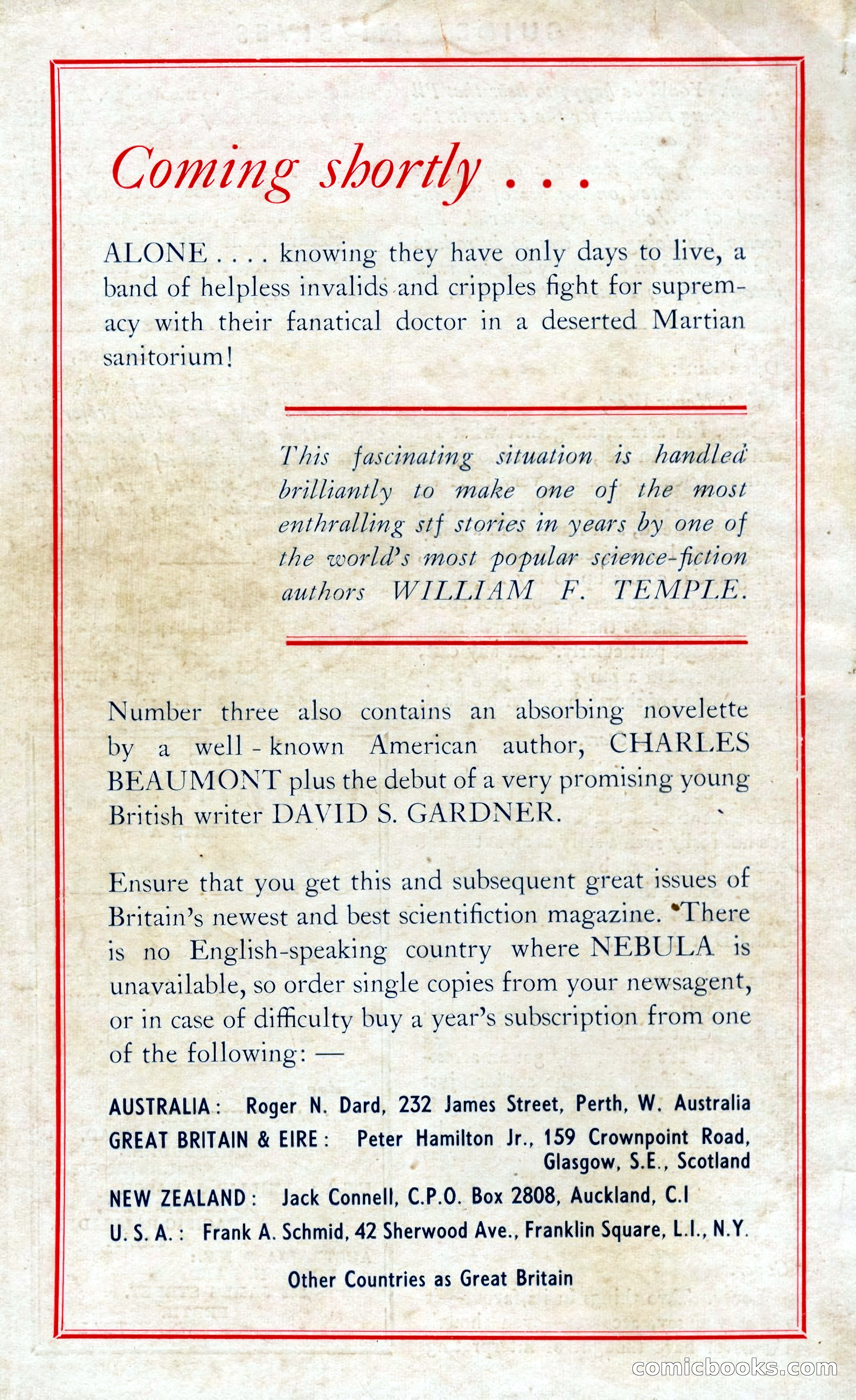 Nebula Science Fiction, Vol. 1, No. 2 — page 124 of 124