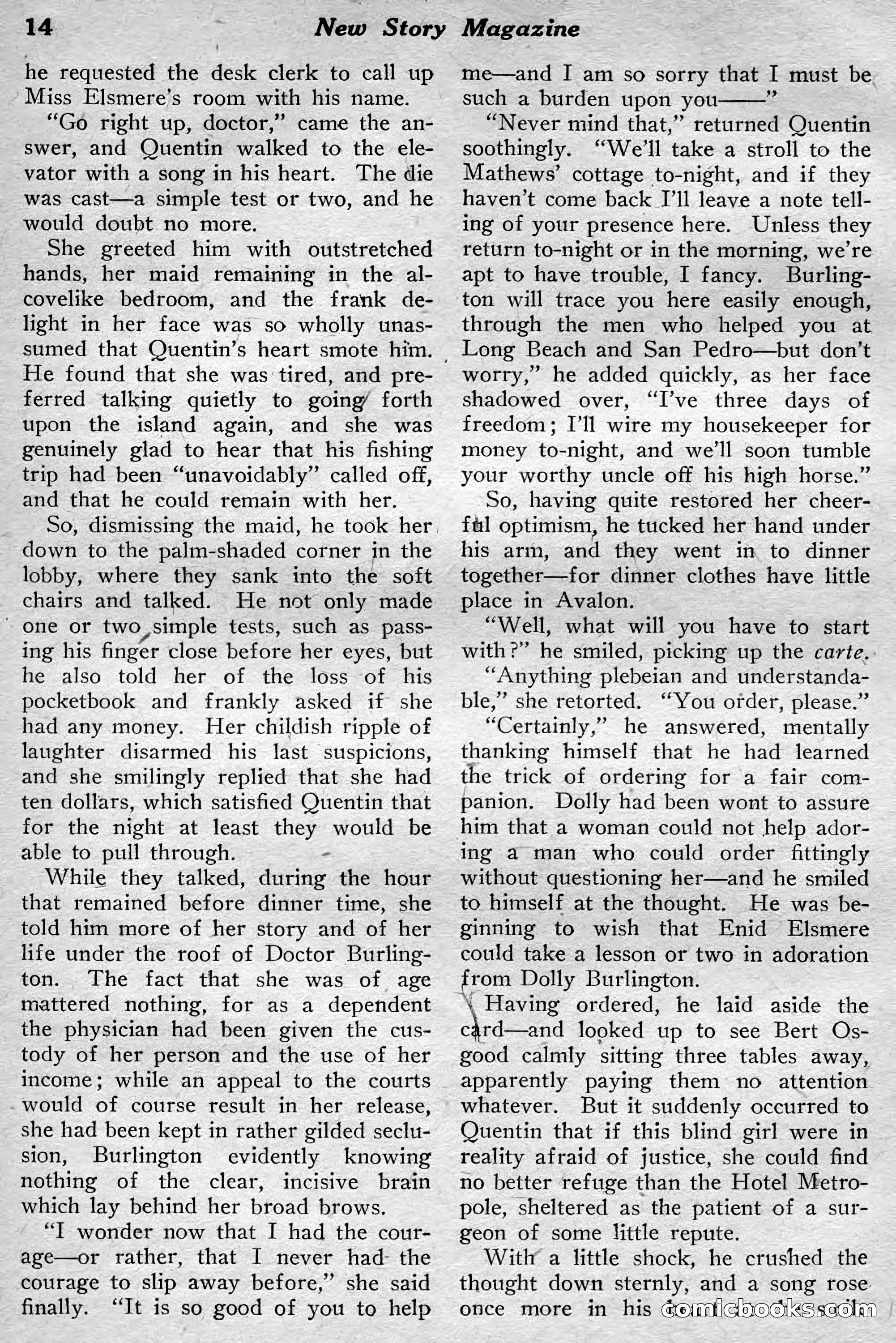 New Story Magazine, July 1914 — page 20 of 204