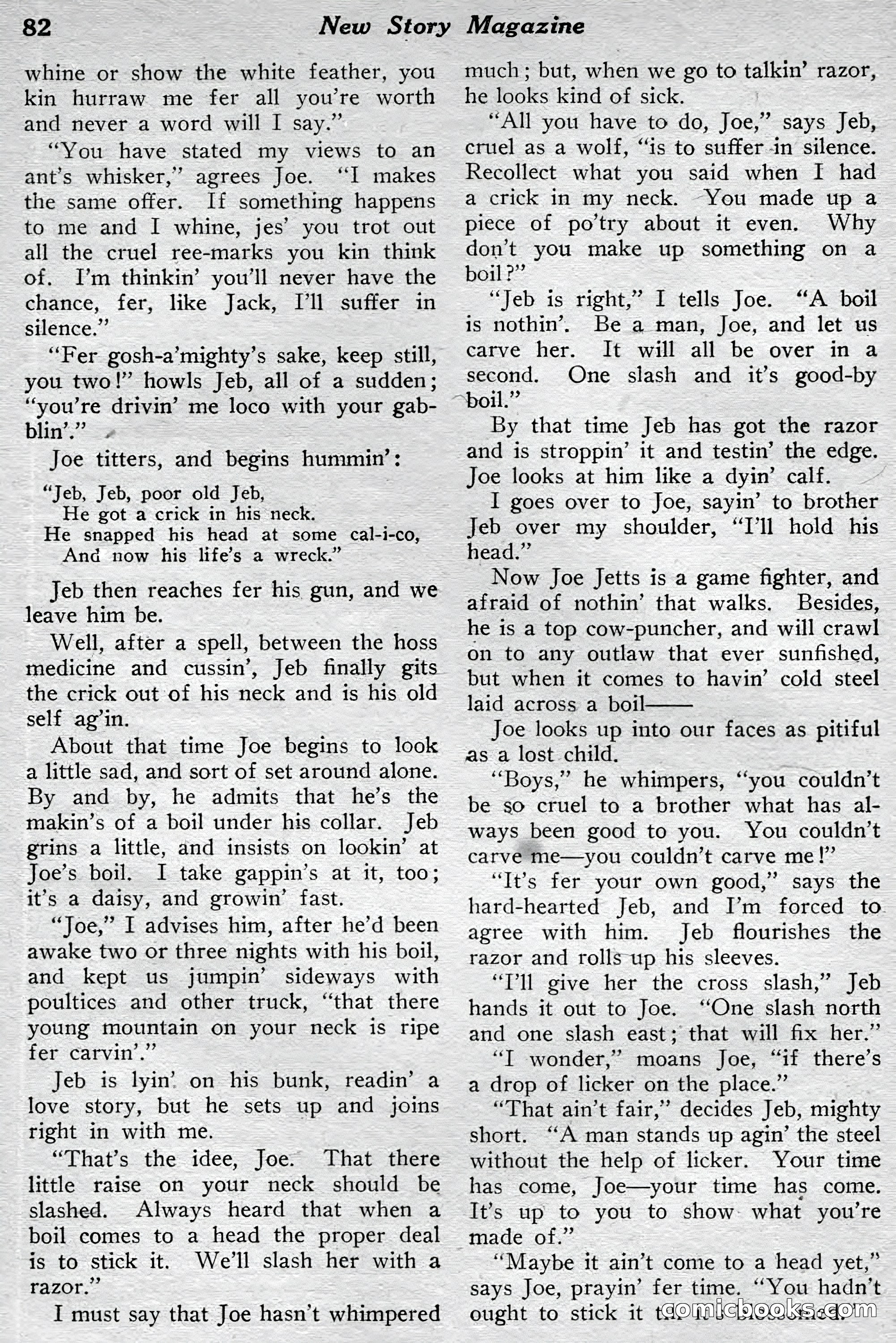 New Story Magazine, July 1914 — page 88 of 204