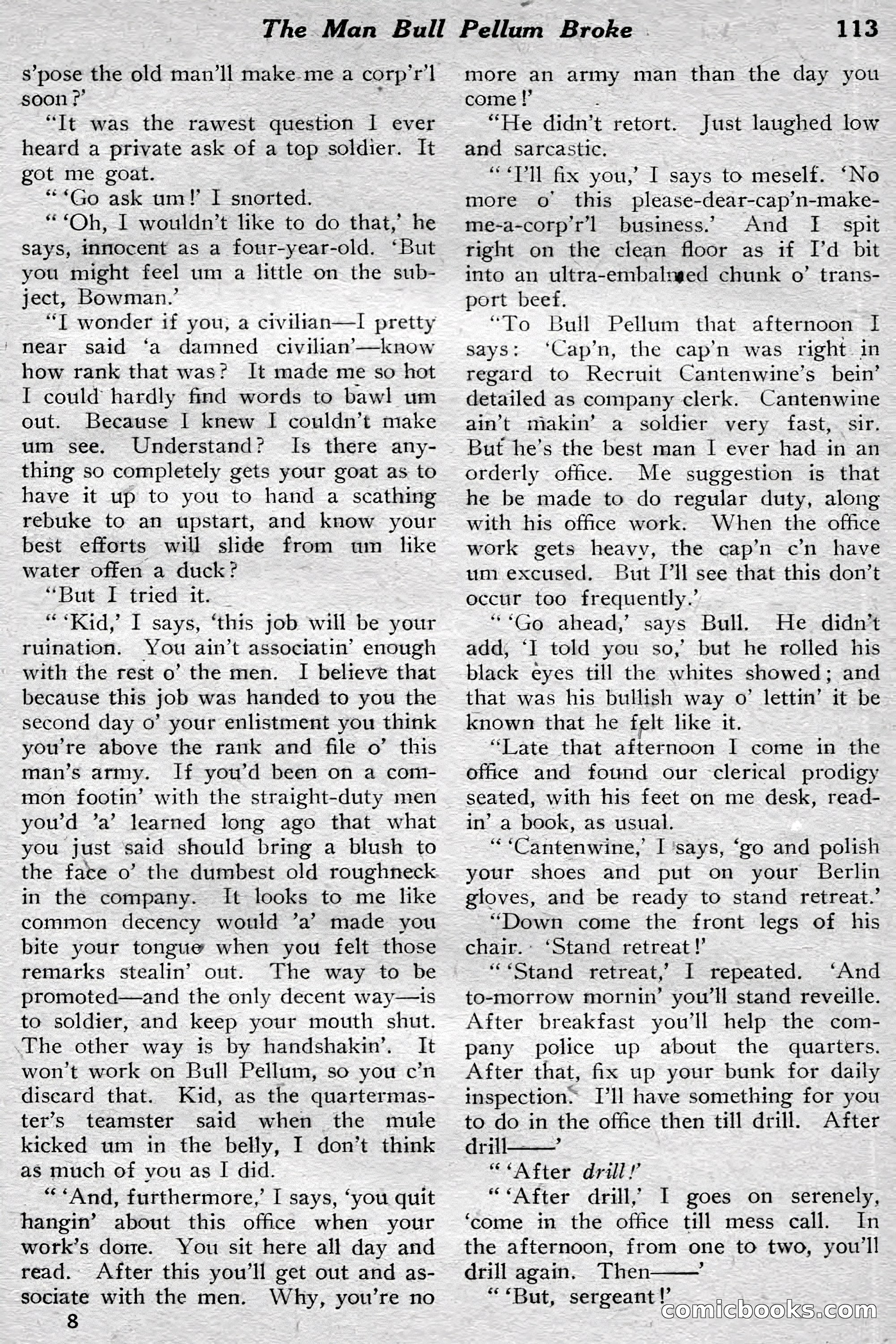 New Story Magazine, July 1914 — page 119 of 204