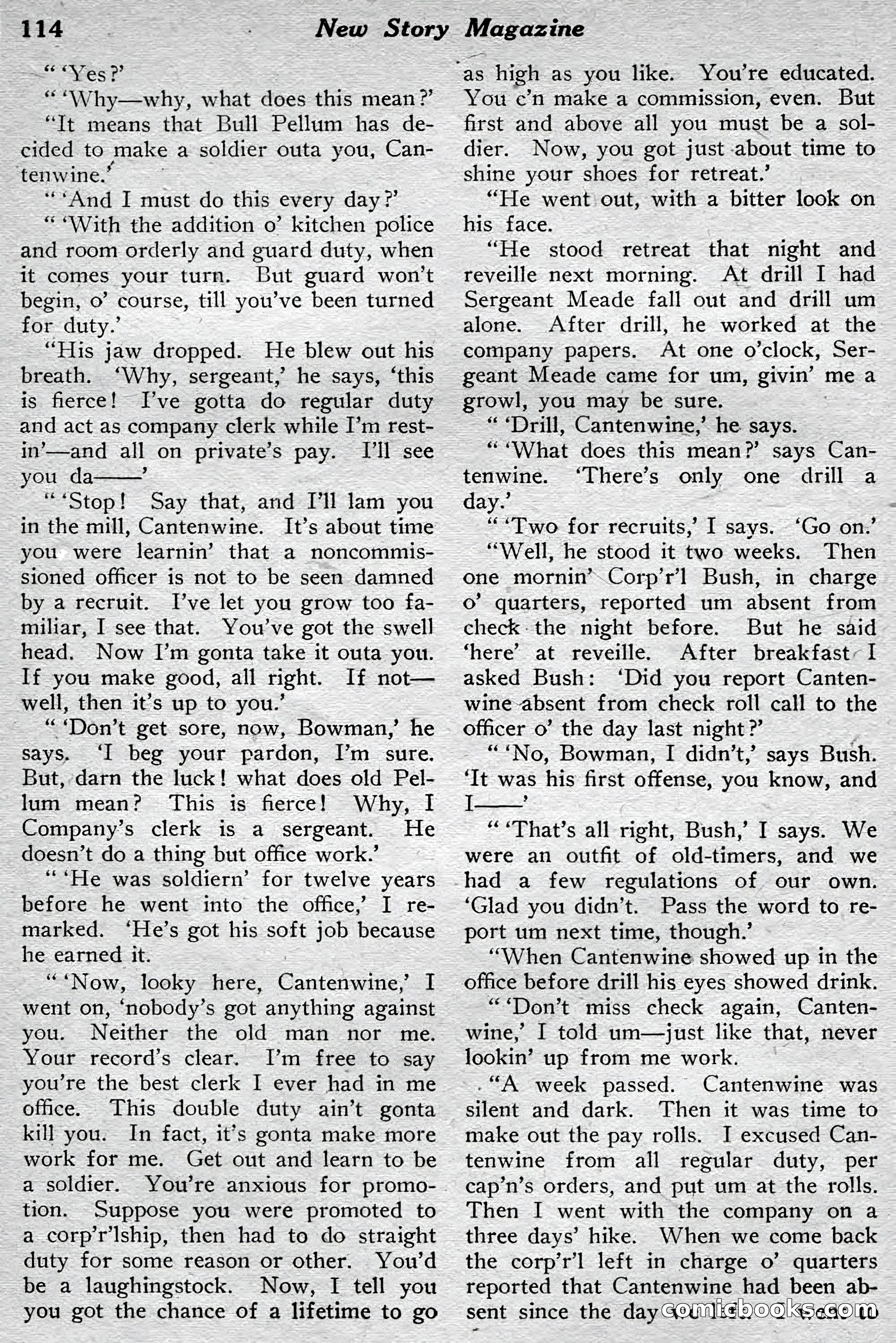New Story Magazine, July 1914 — page 120 of 204