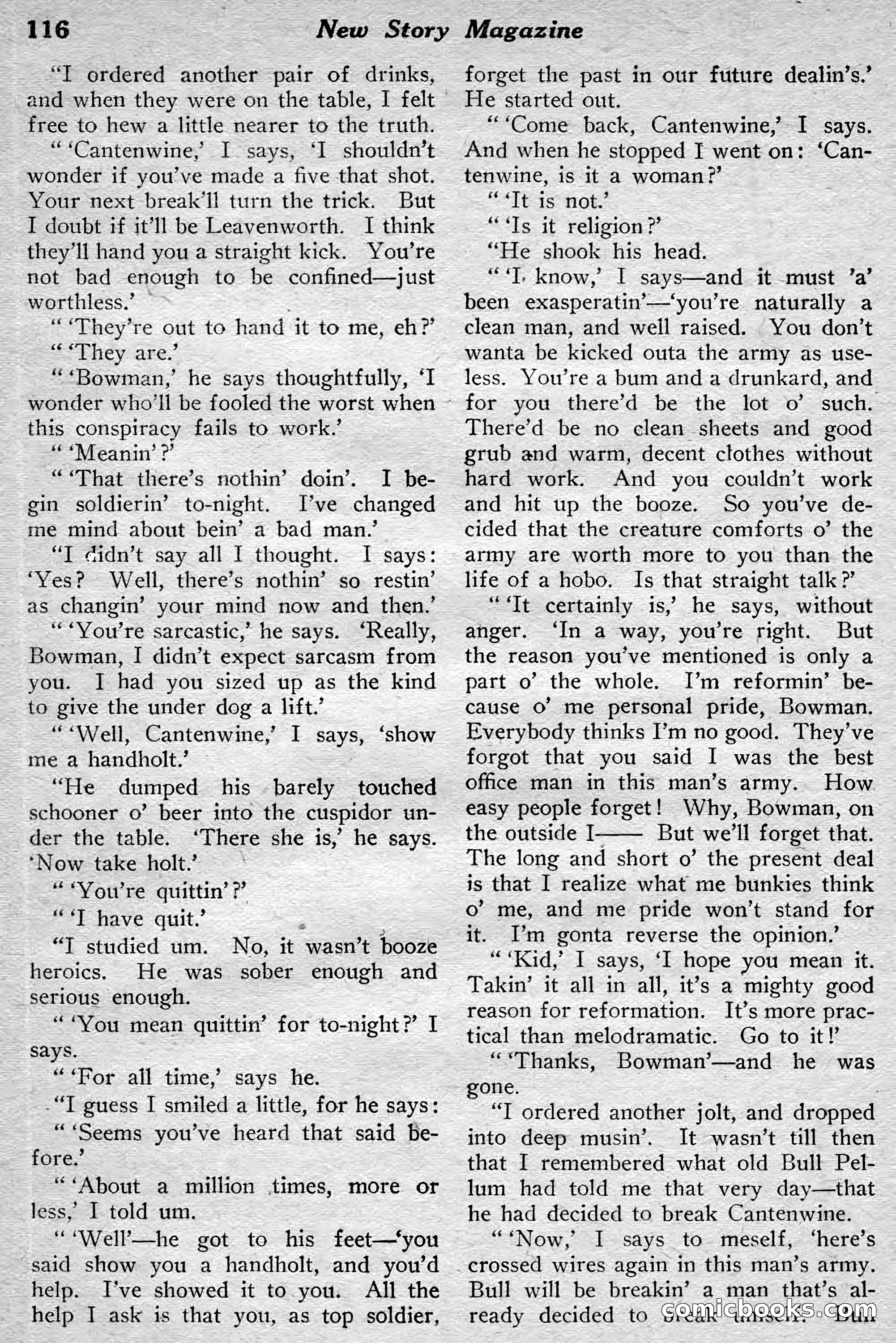 New Story Magazine, July 1914 — page 122 of 204
