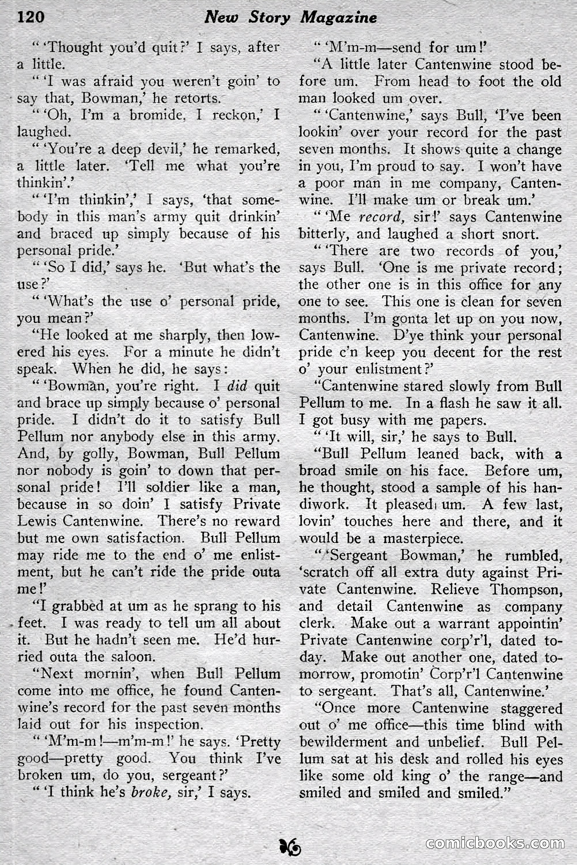 New Story Magazine, July 1914 — page 126 of 204