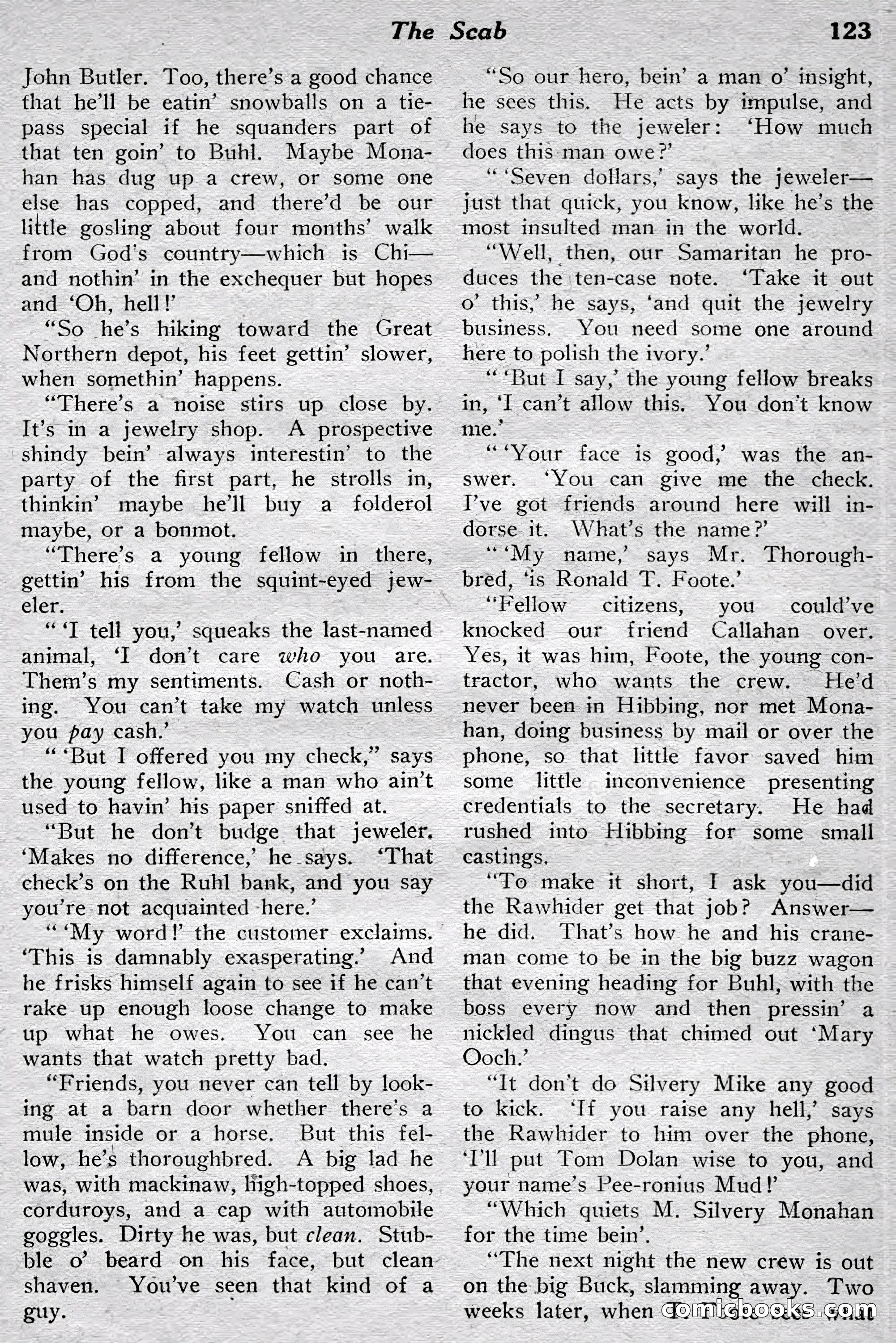 New Story Magazine, July 1914 — page 129 of 204