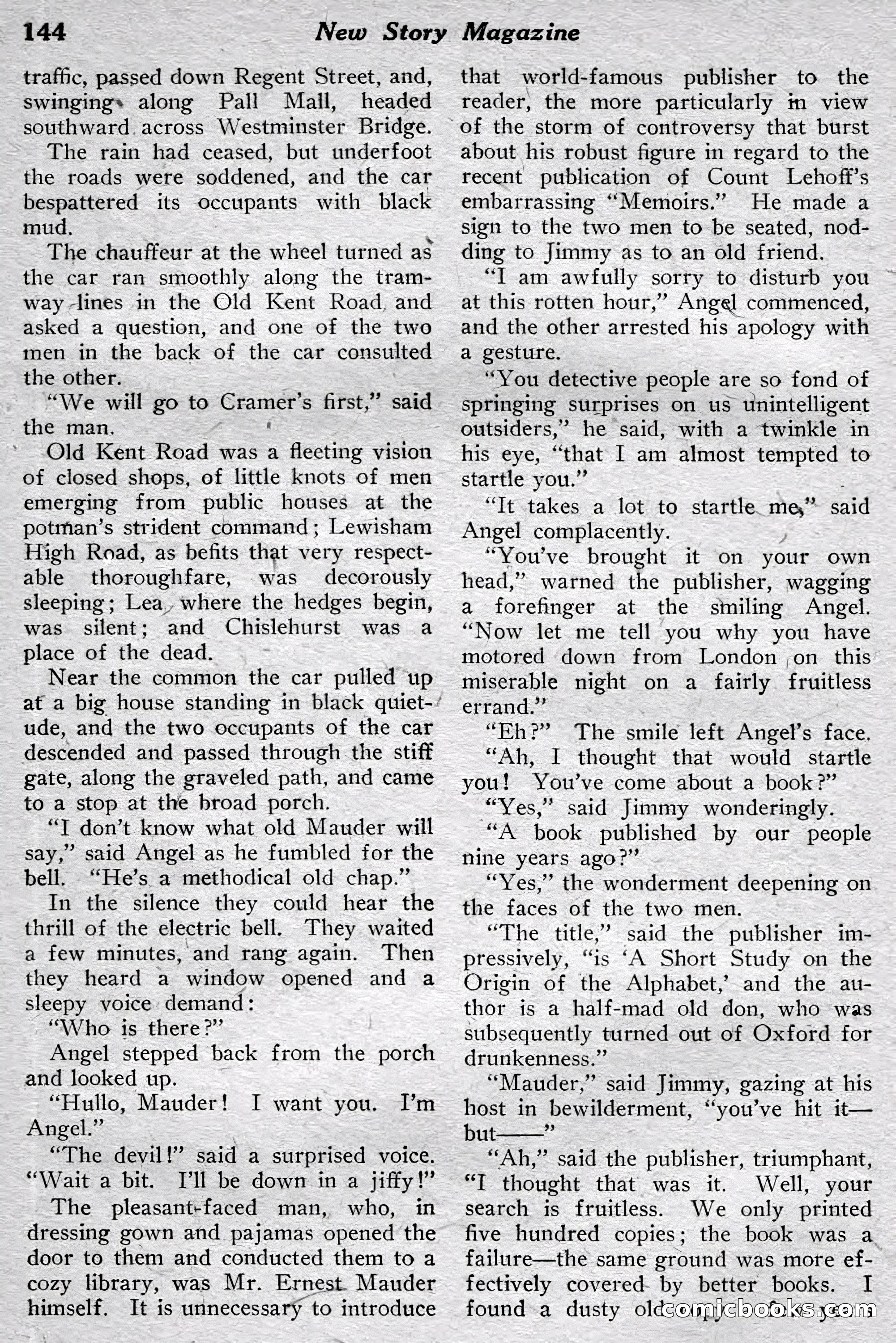 New Story Magazine, July 1914 — page 150 of 204