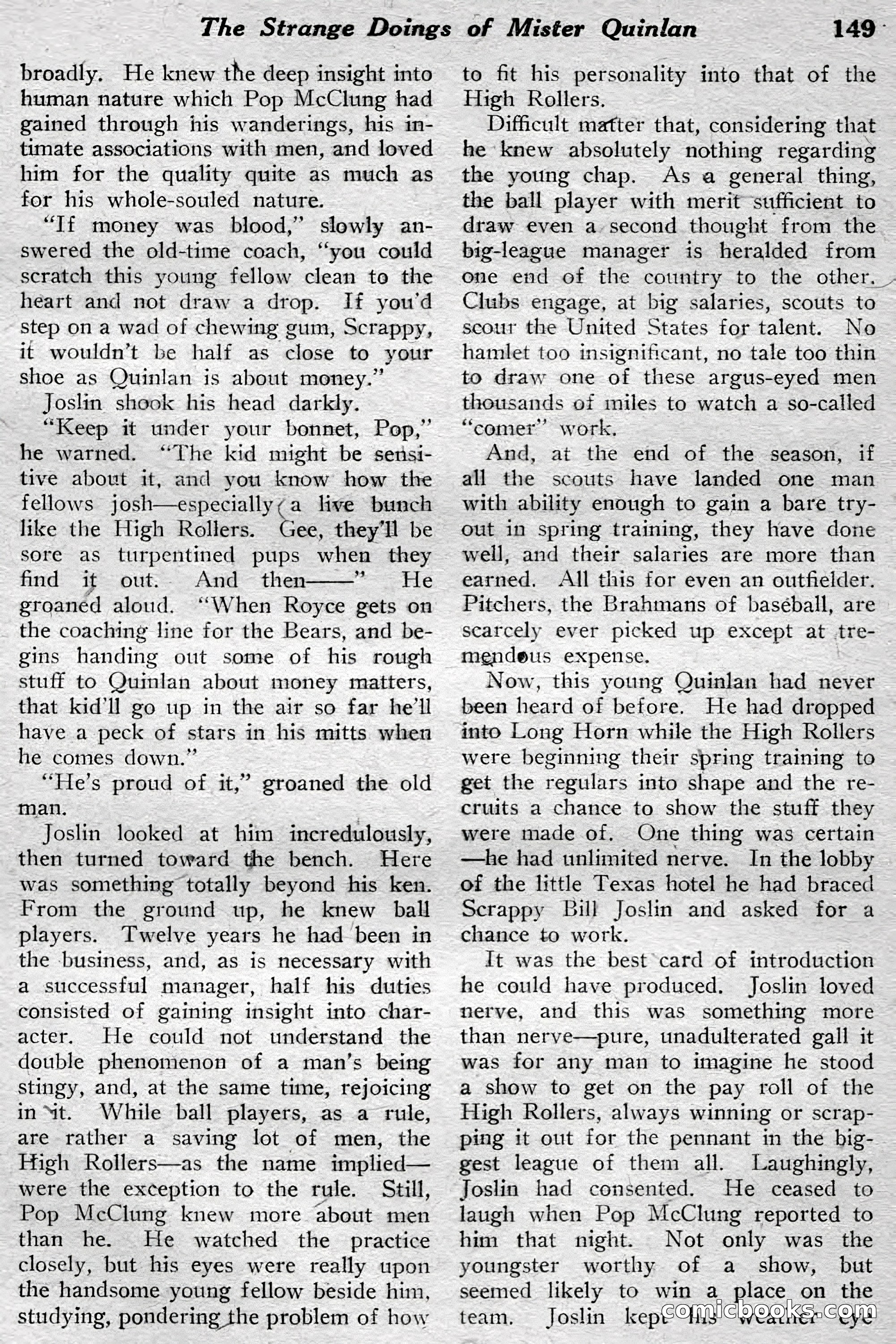 New Story Magazine, July 1914 — page 155 of 204