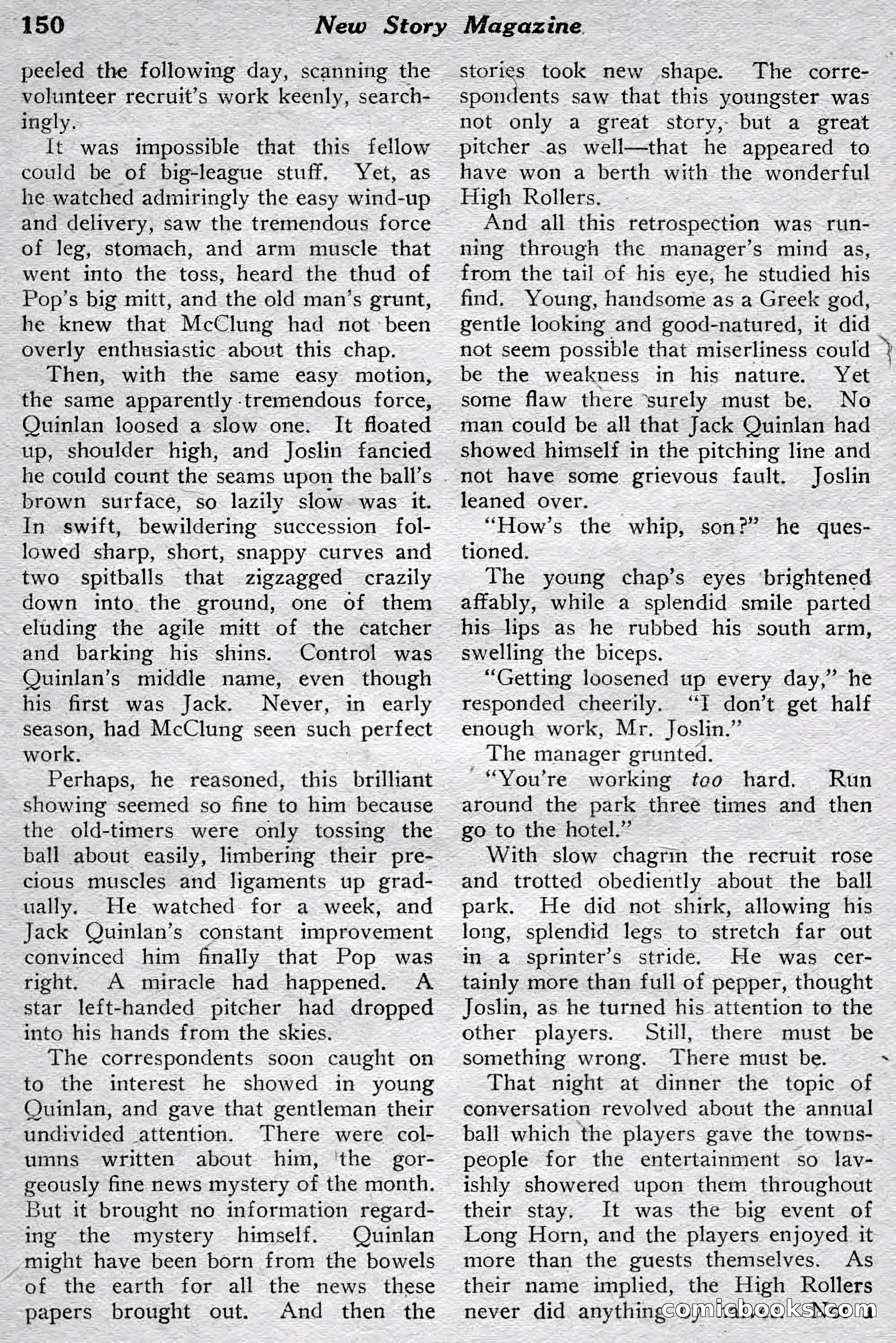 New Story Magazine, July 1914 — page 156 of 204