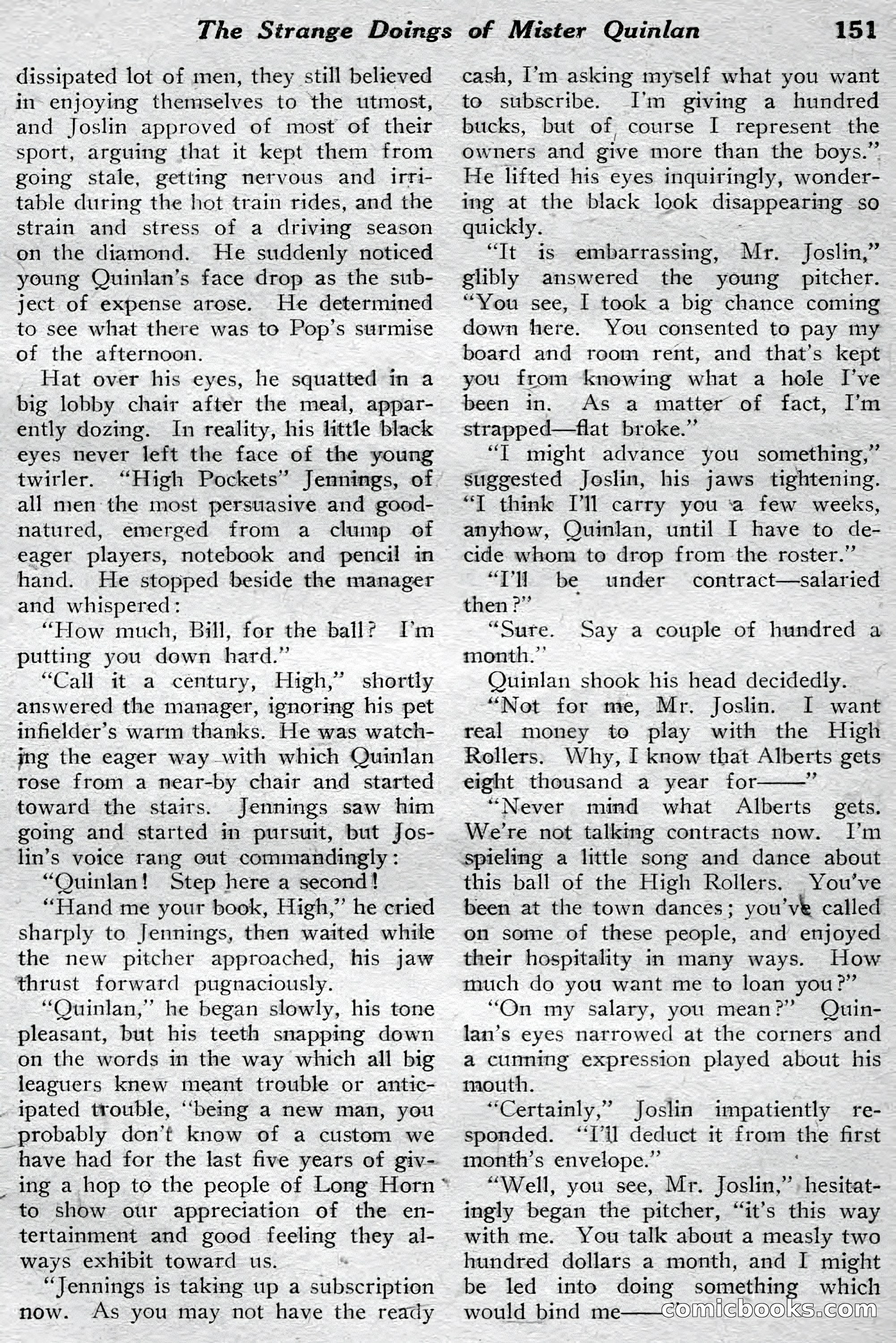 New Story Magazine, July 1914 — page 157 of 204