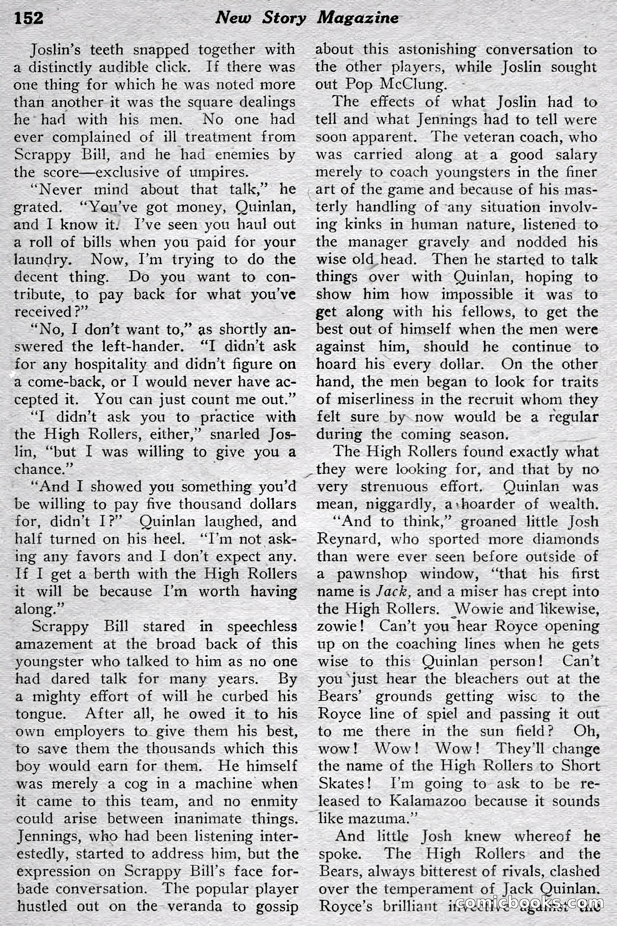 New Story Magazine, July 1914 — page 158 of 204