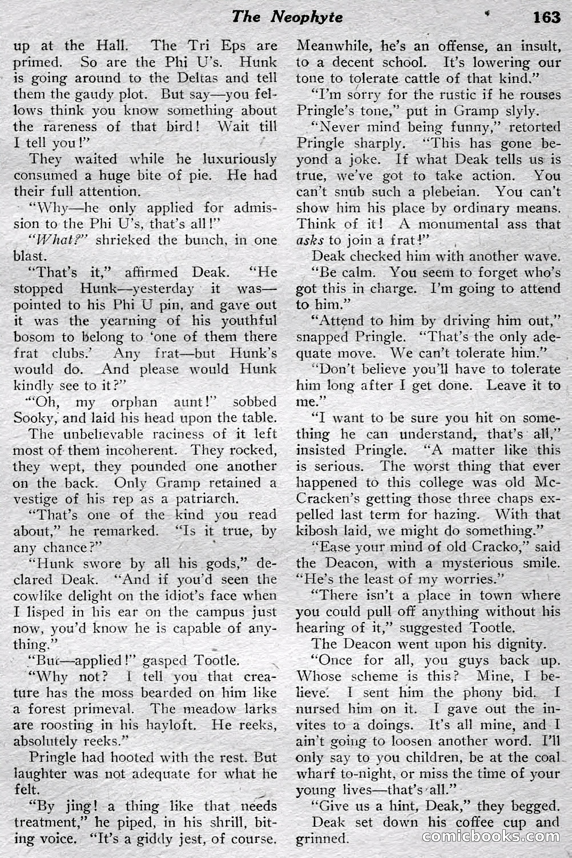 New Story Magazine, July 1914 — page 169 of 204