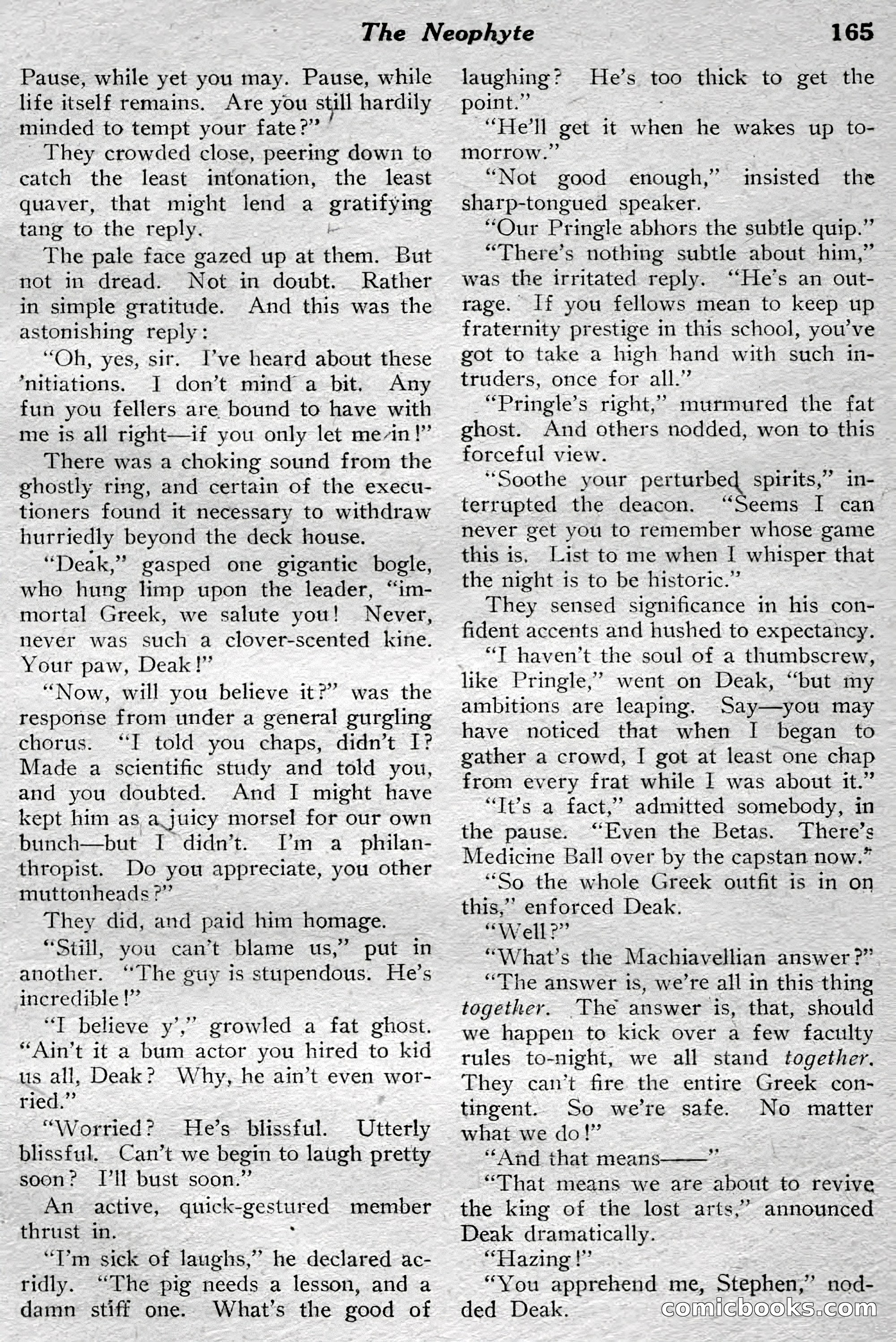 New Story Magazine, July 1914 — page 171 of 204