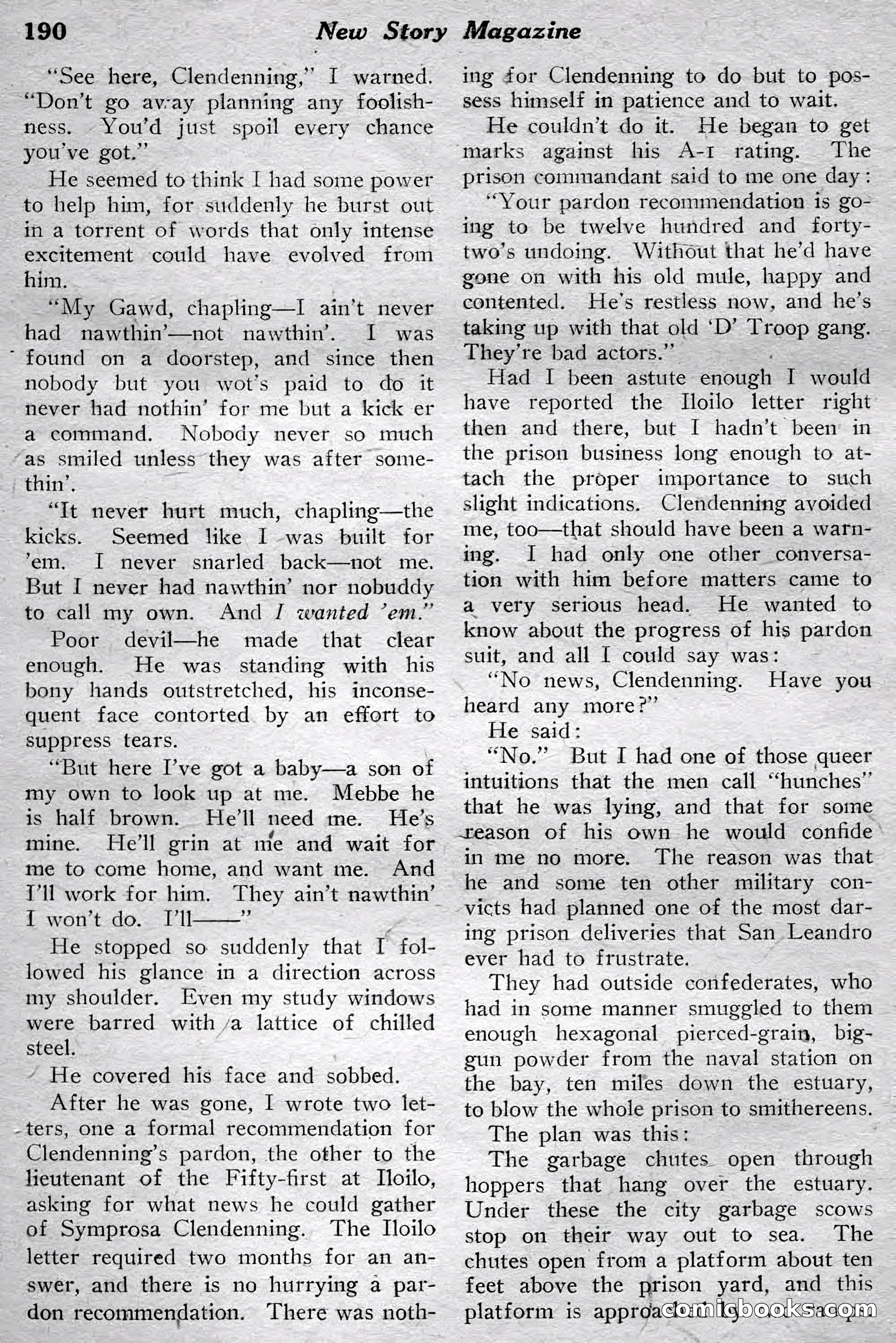 New Story Magazine, July 1914 — page 196 of 204