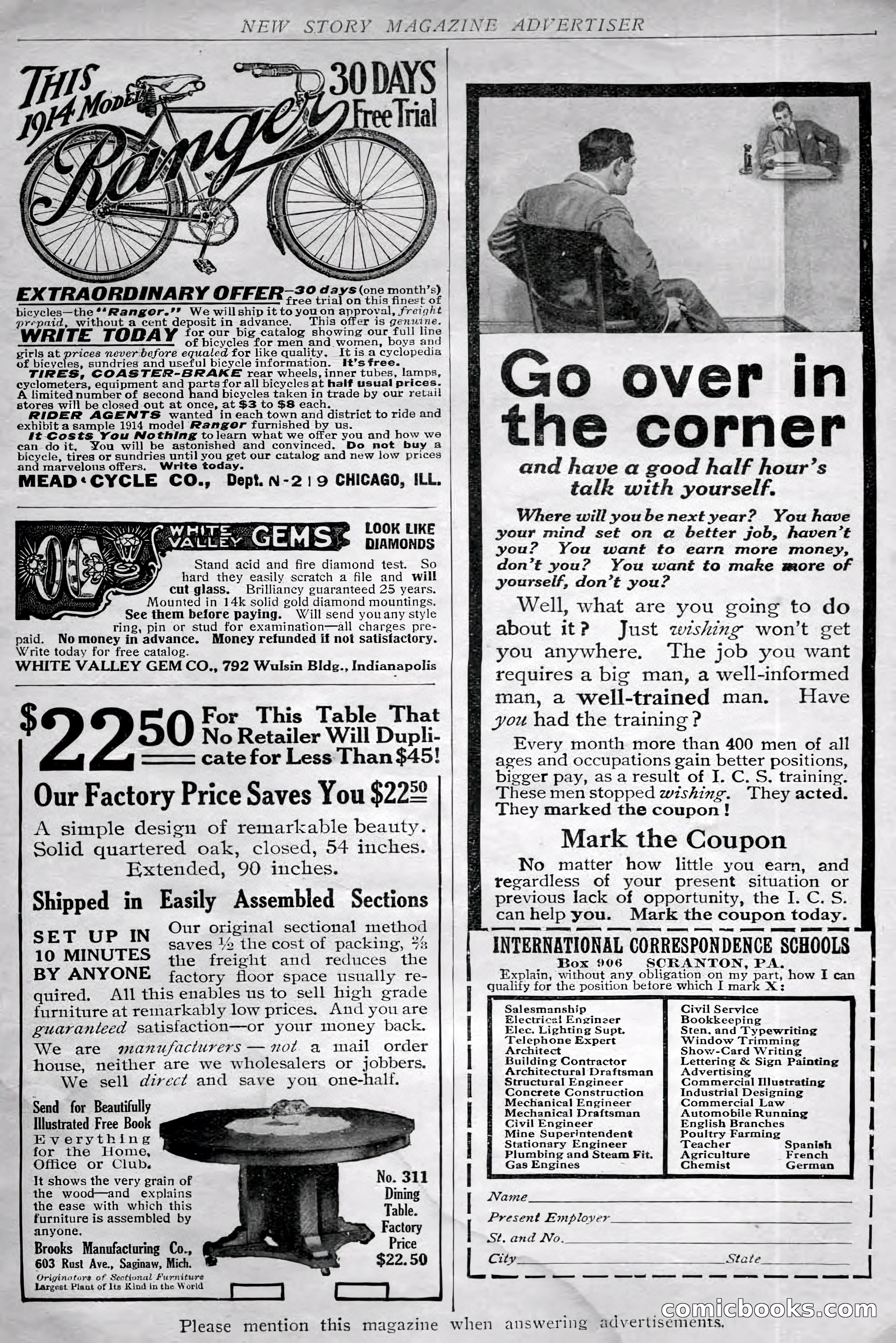 New Story Magazine, July 1914 — page 199 of 204