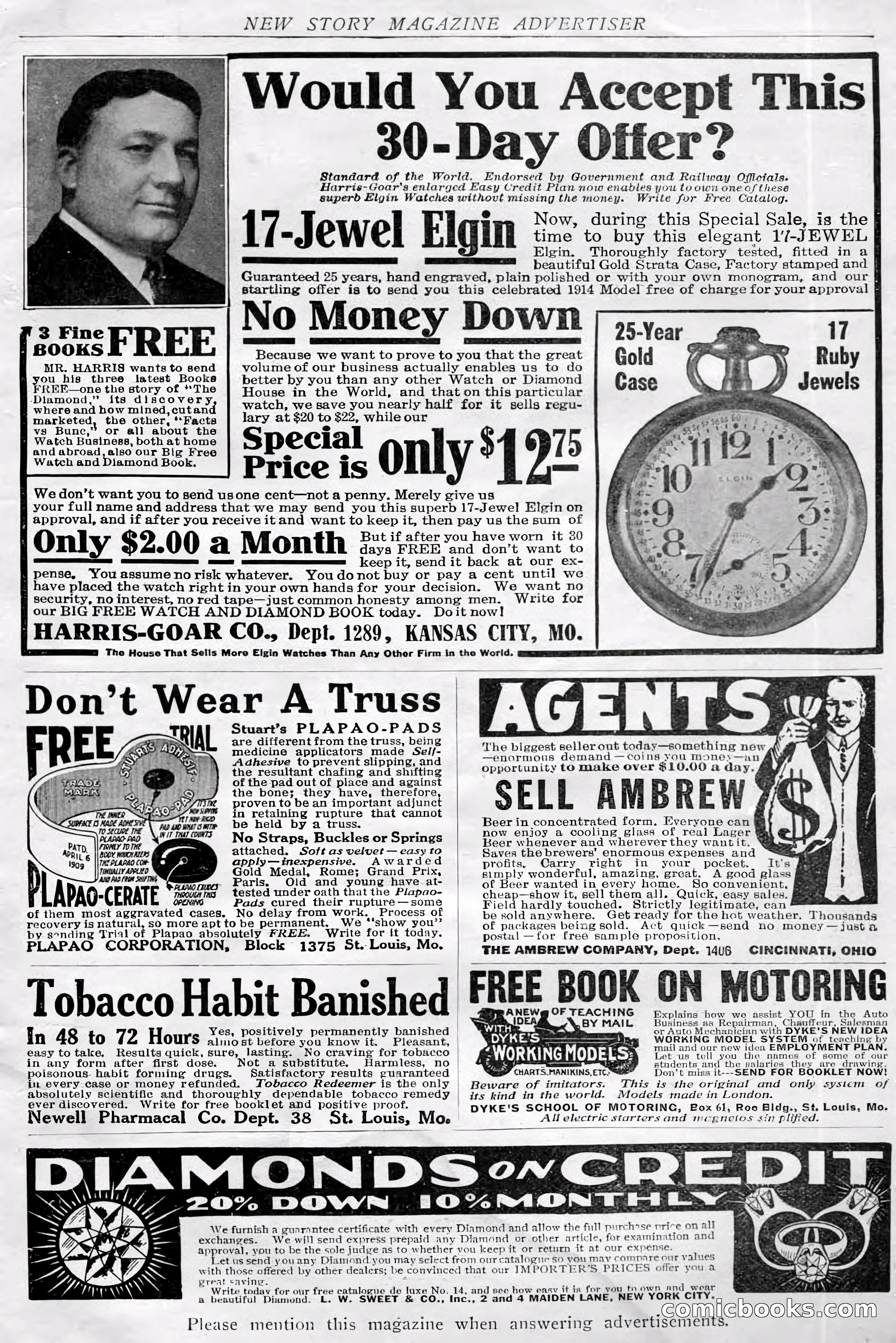 New Story Magazine, July 1914 — page 201 of 204