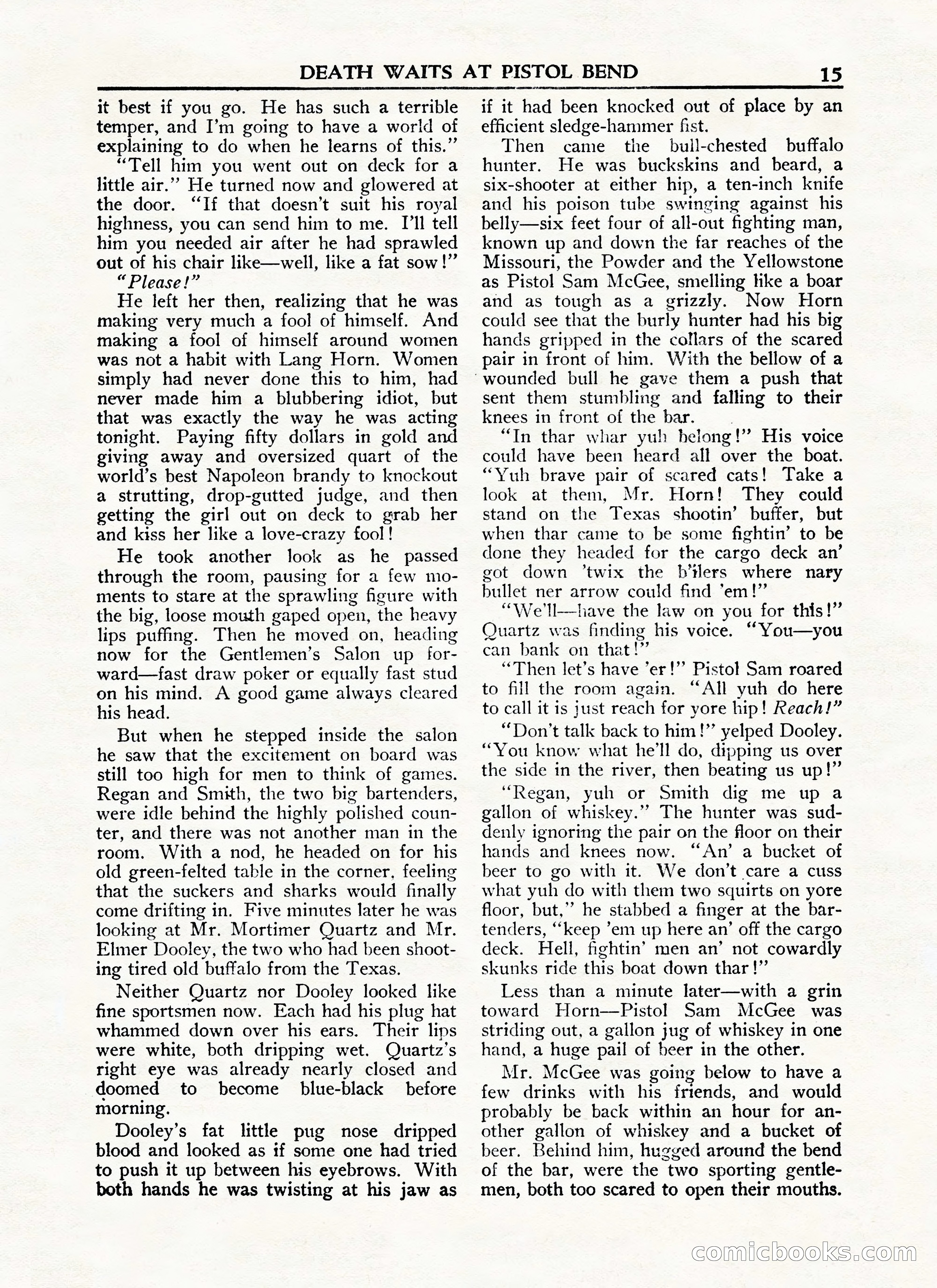 New Western Magazine, January 15, 1948 — page 15 of 100