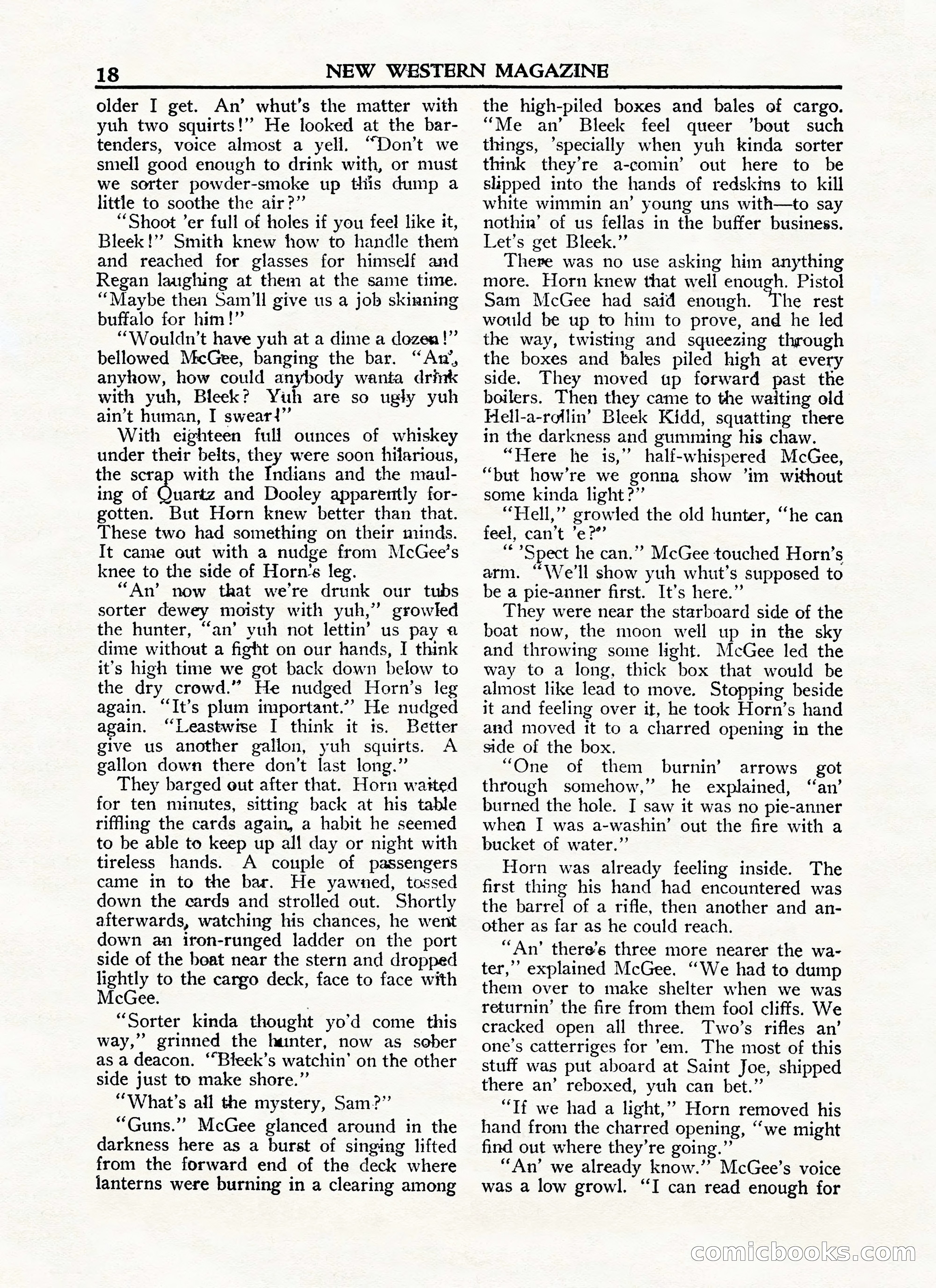 New Western Magazine, January 15, 1948 — page 18 of 100