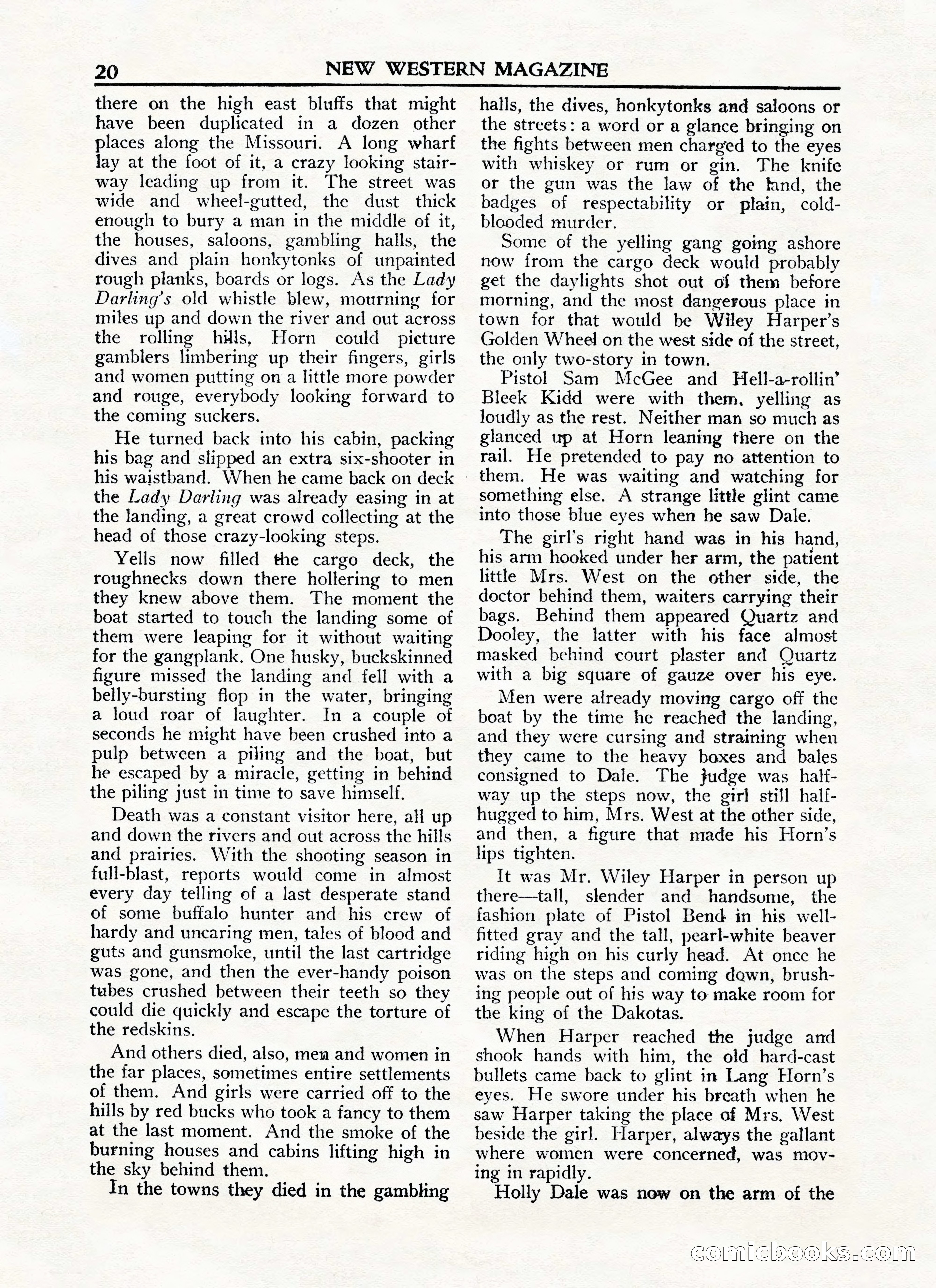 New Western Magazine, January 15, 1948 — page 20 of 100