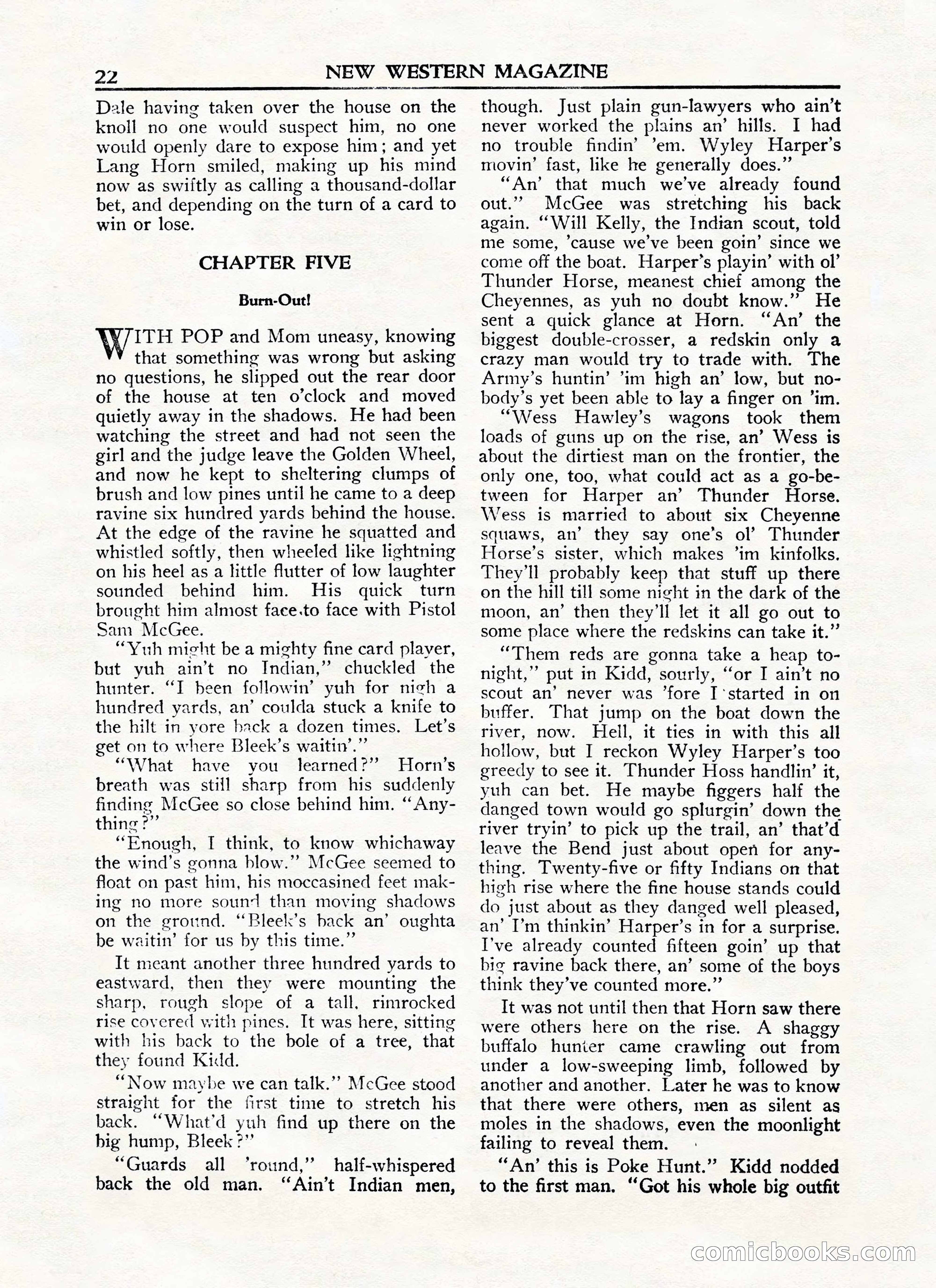 New Western Magazine, January 15, 1948 — page 22 of 100