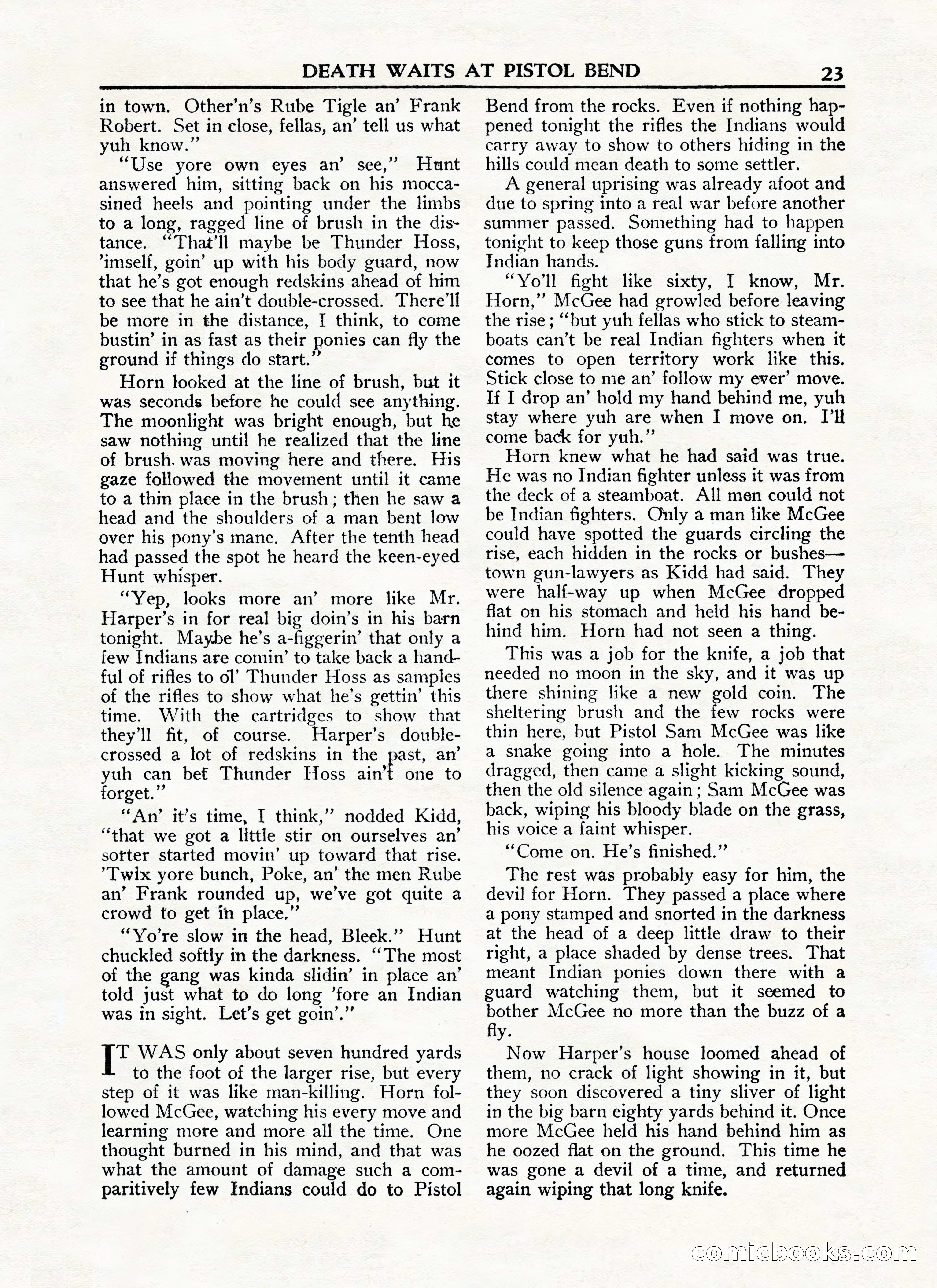 New Western Magazine, January 15, 1948 — page 23 of 100