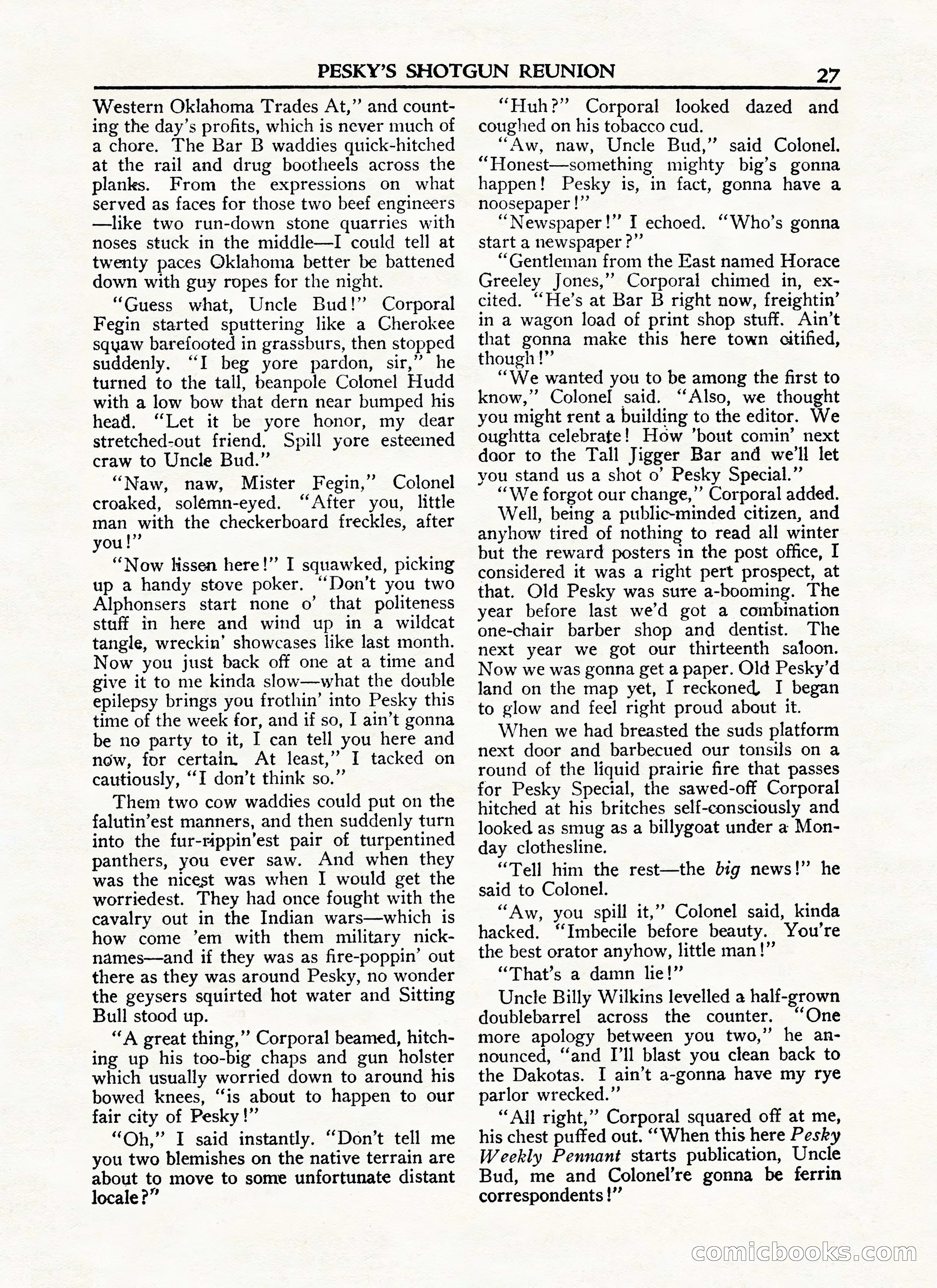 New Western Magazine, January 15, 1948 — page 27 of 100