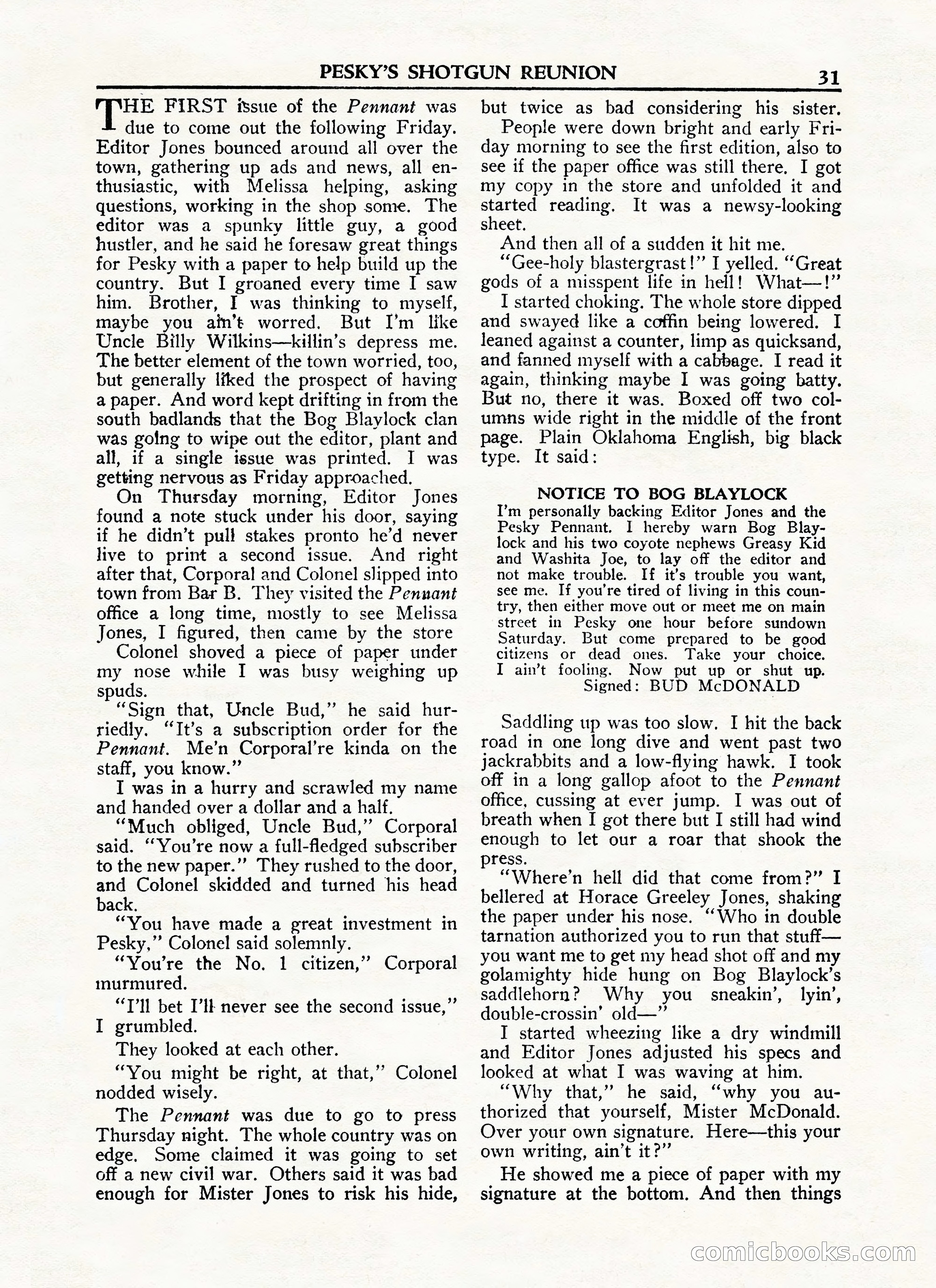 New Western Magazine, January 15, 1948 — page 31 of 100