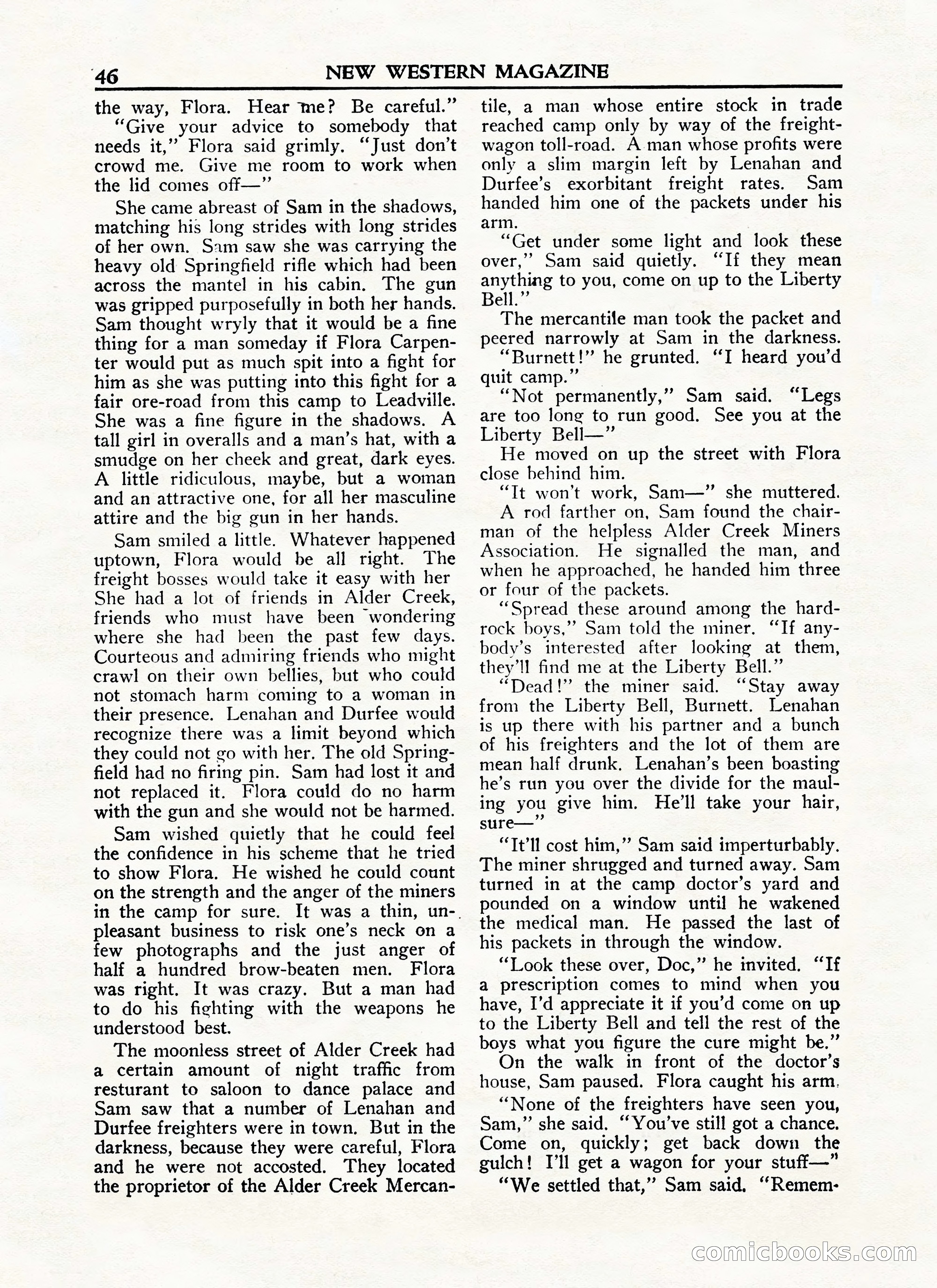 New Western Magazine, January 15, 1948 — page 46 of 100
