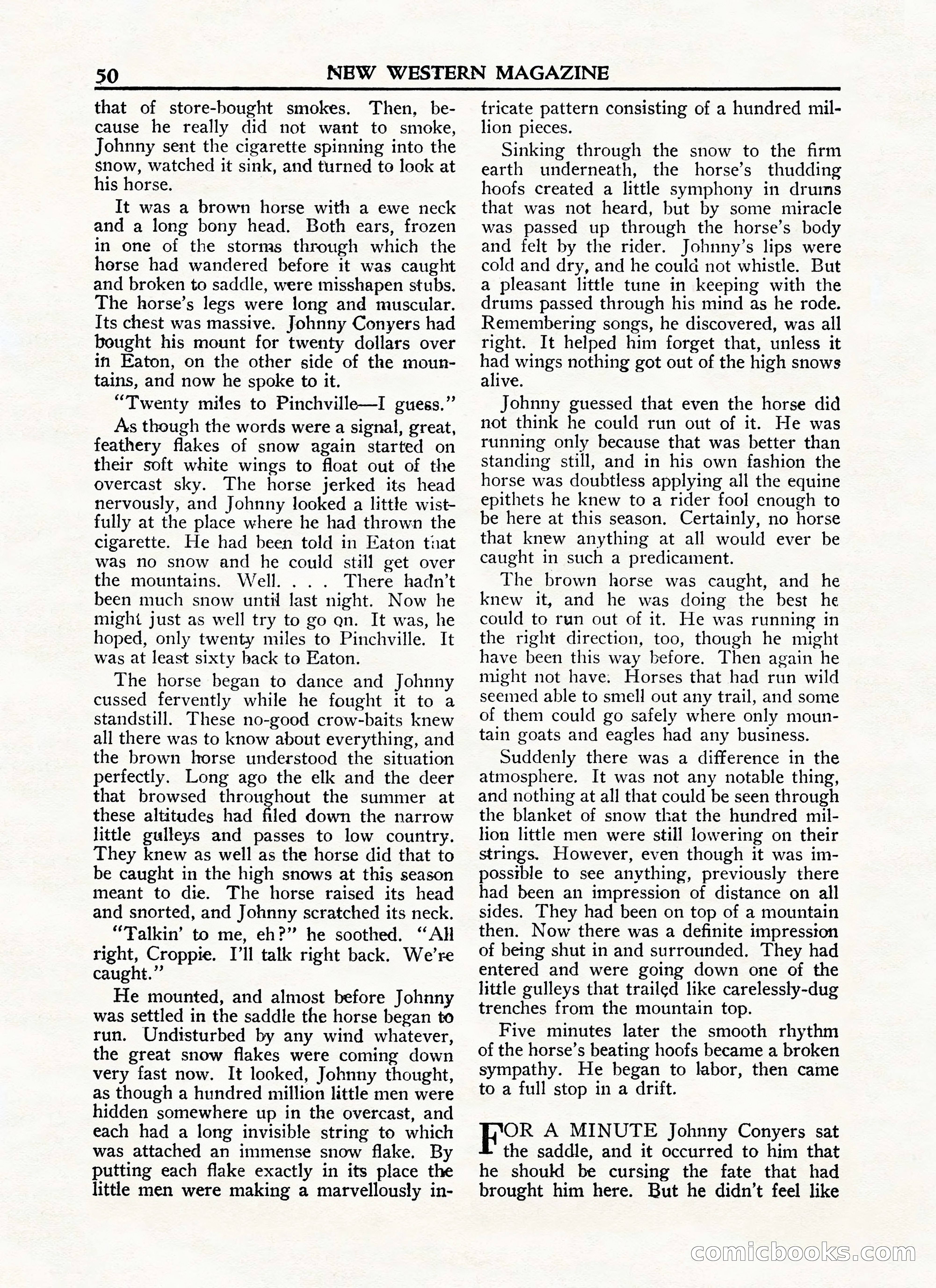 New Western Magazine, January 15, 1948 — page 50 of 100