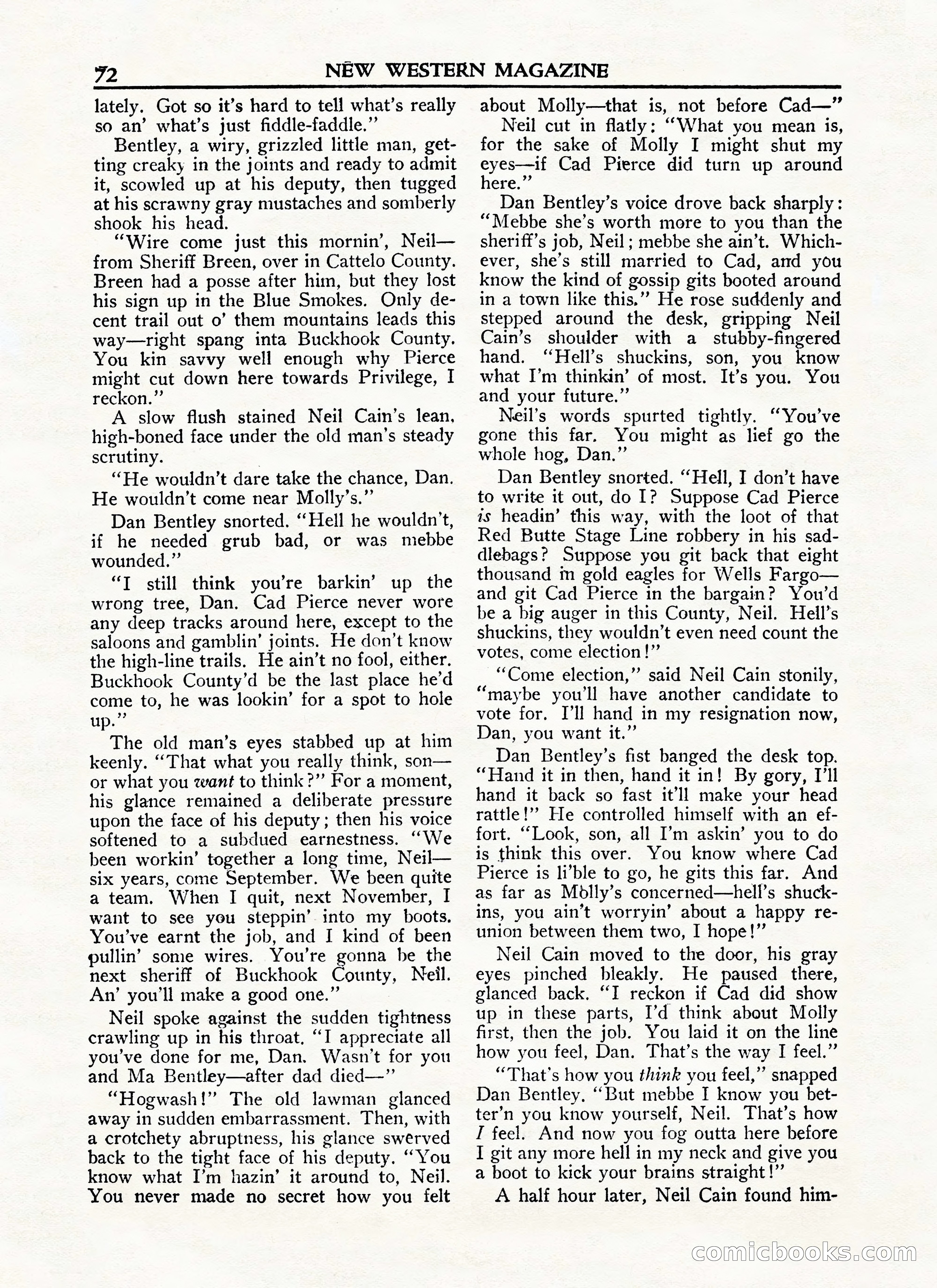 New Western Magazine, January 15, 1948 — page 72 of 100
