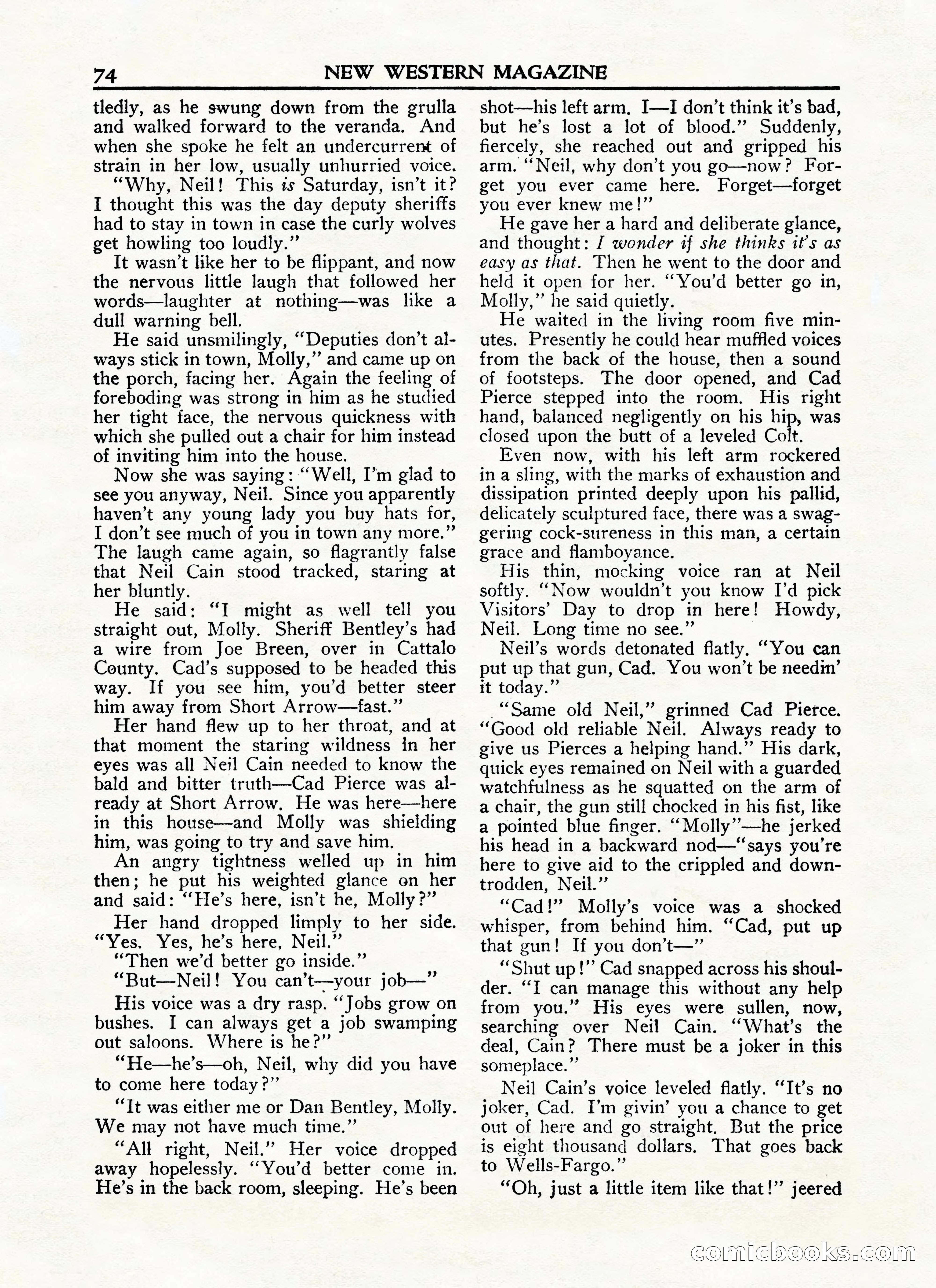 New Western Magazine, January 15, 1948 — page 74 of 100