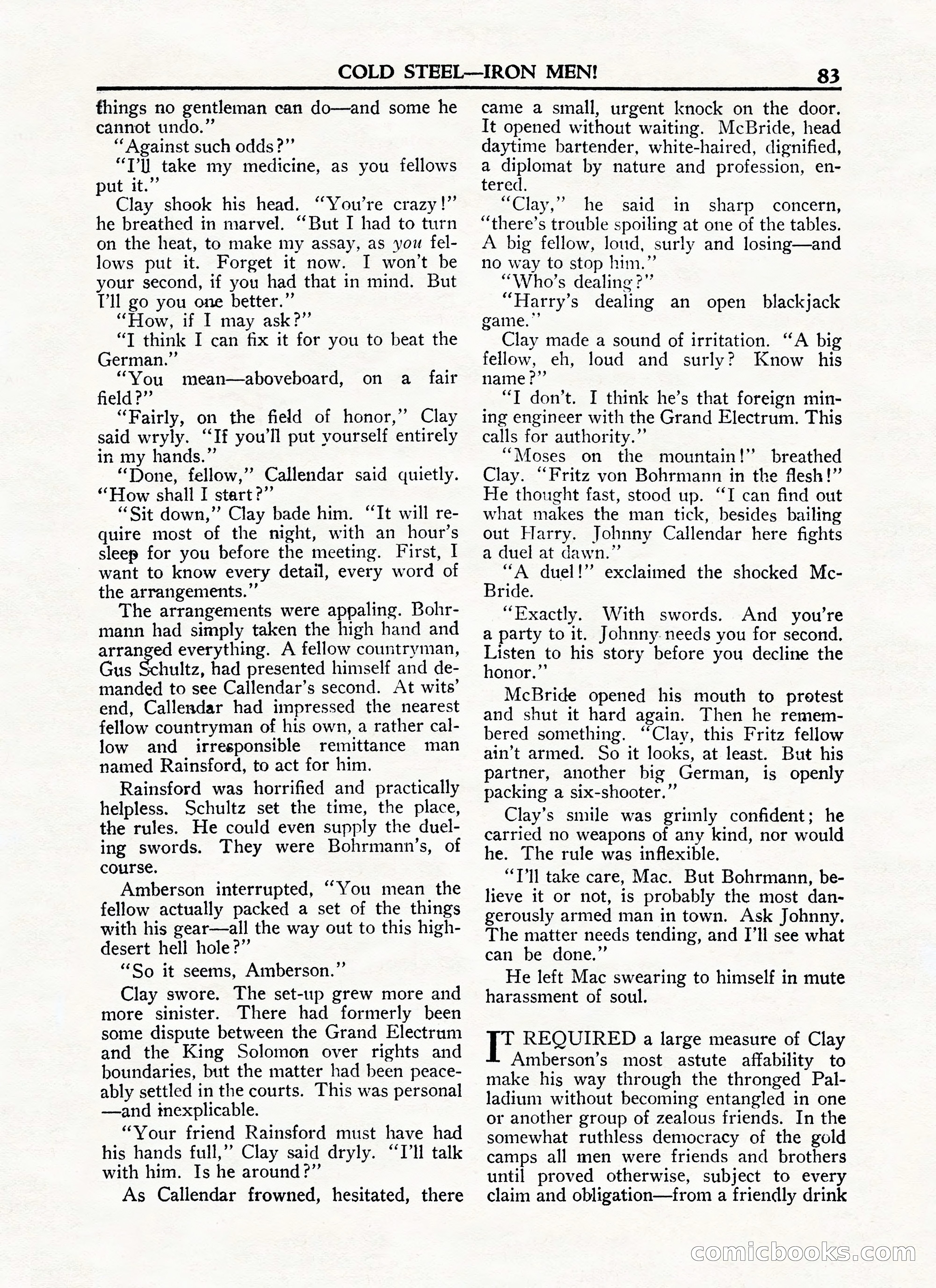 New Western Magazine, January 15, 1948 — page 83 of 100