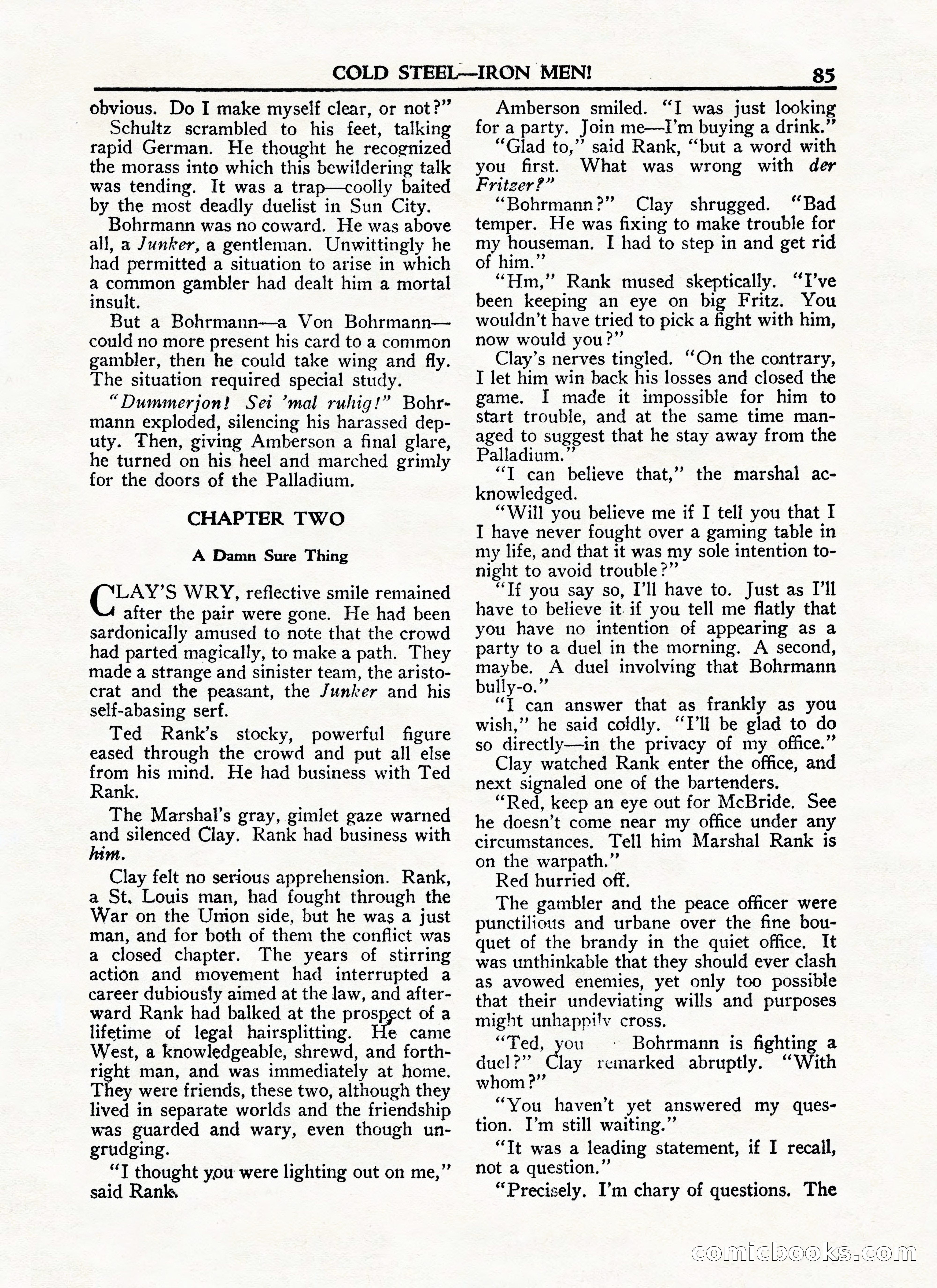 New Western Magazine, January 15, 1948 — page 85 of 100