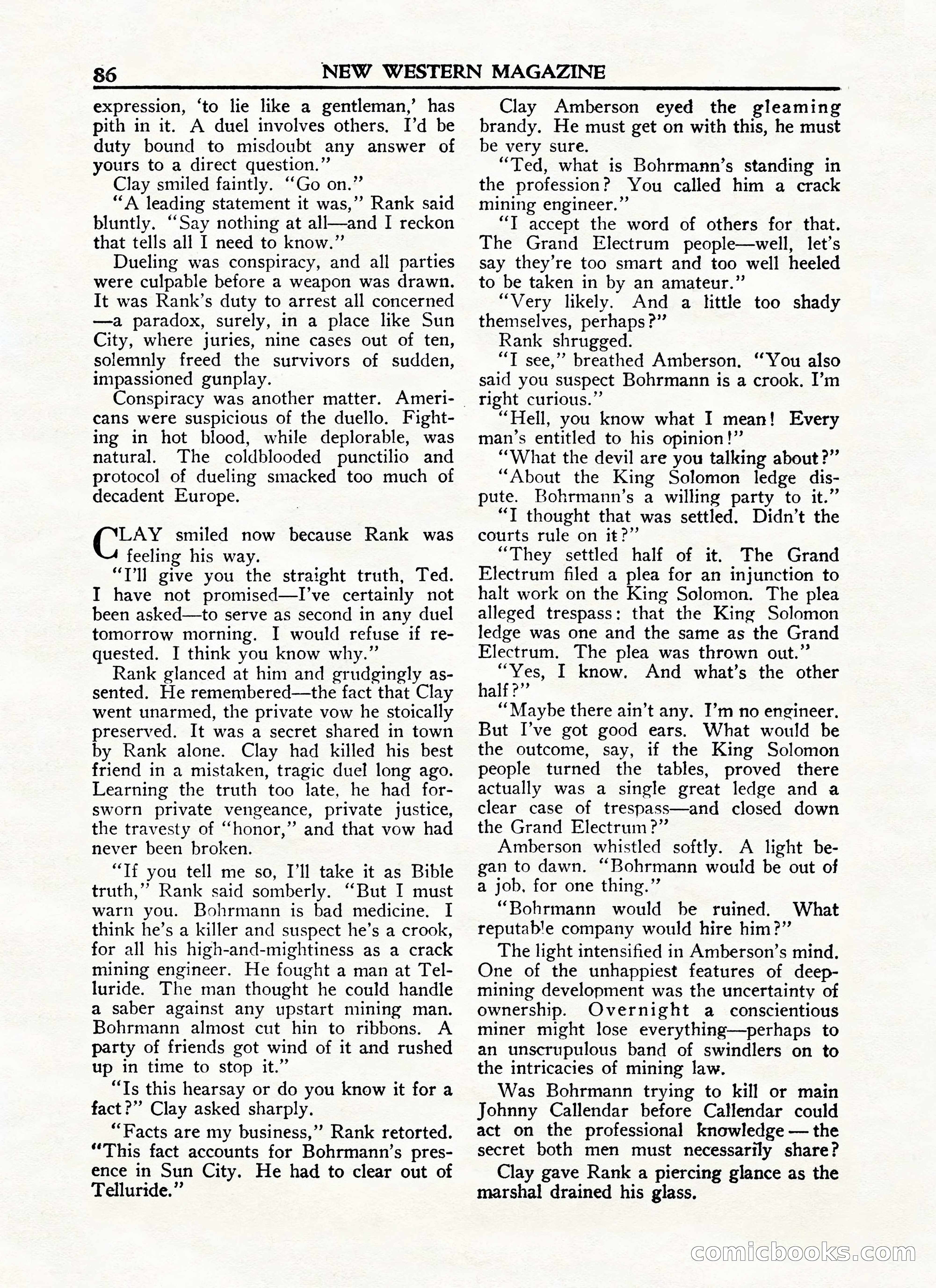 New Western Magazine, January 15, 1948 — page 86 of 100