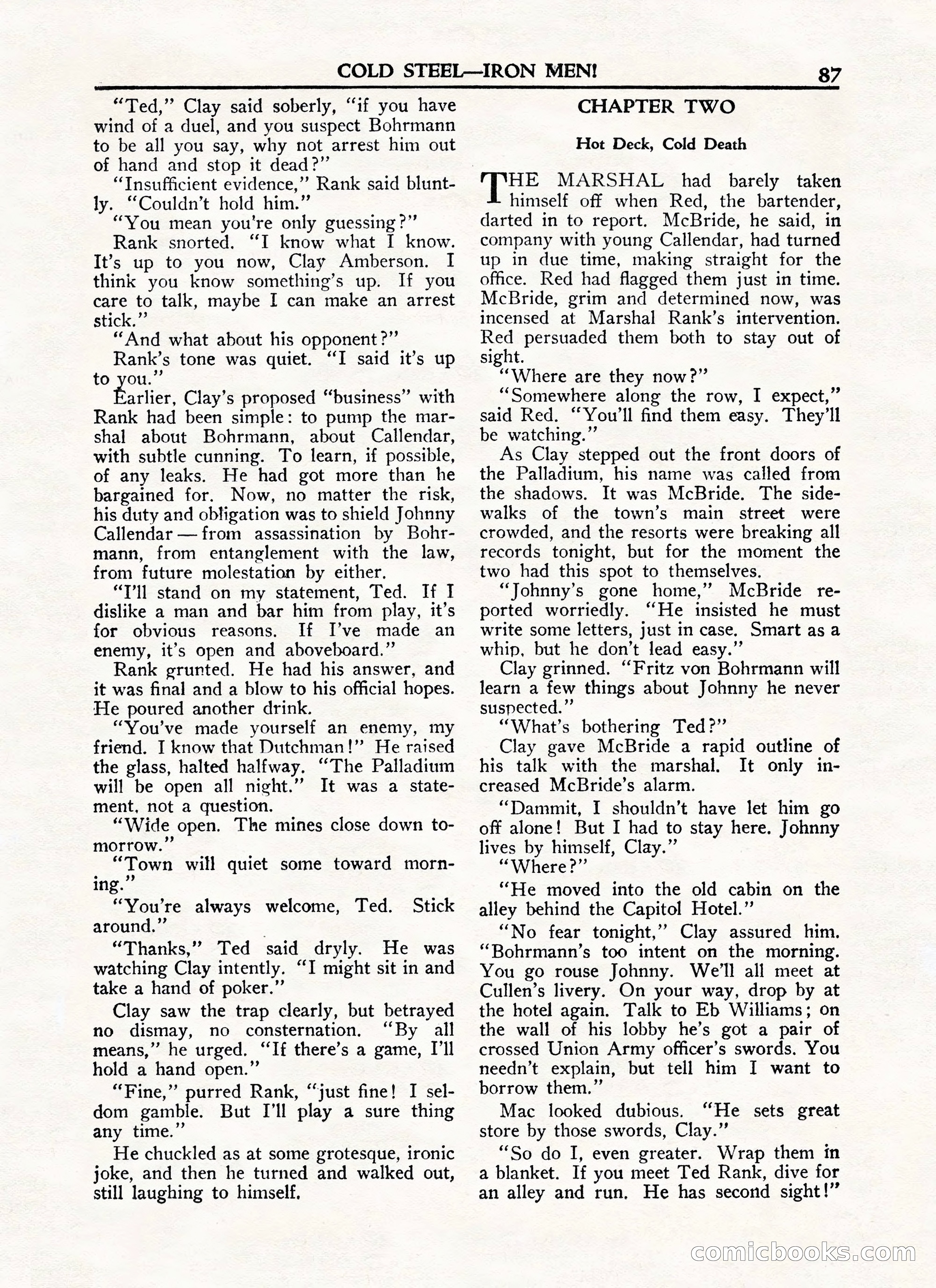 New Western Magazine, January 15, 1948 — page 87 of 100
