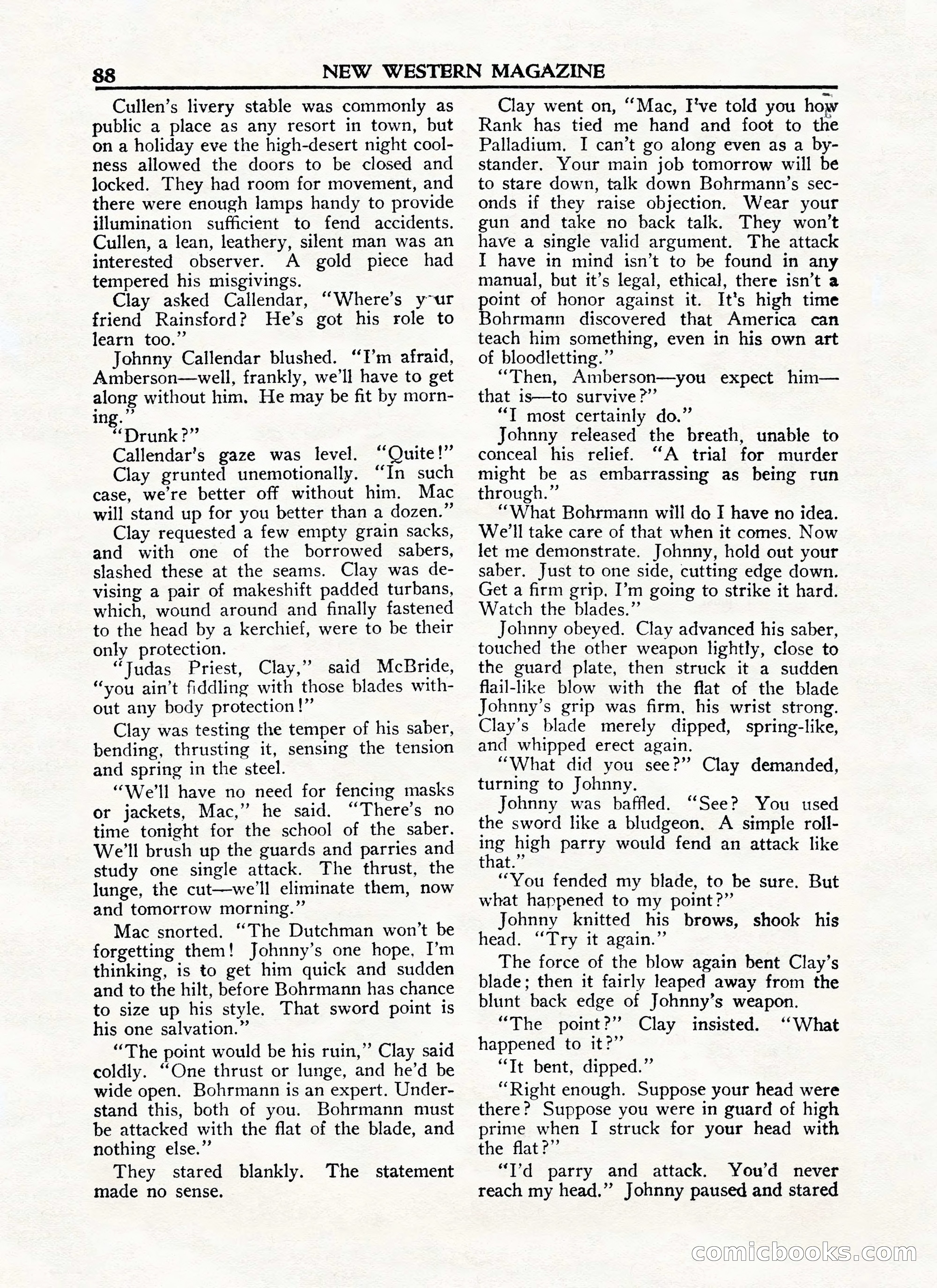 New Western Magazine, January 15, 1948 — page 88 of 100