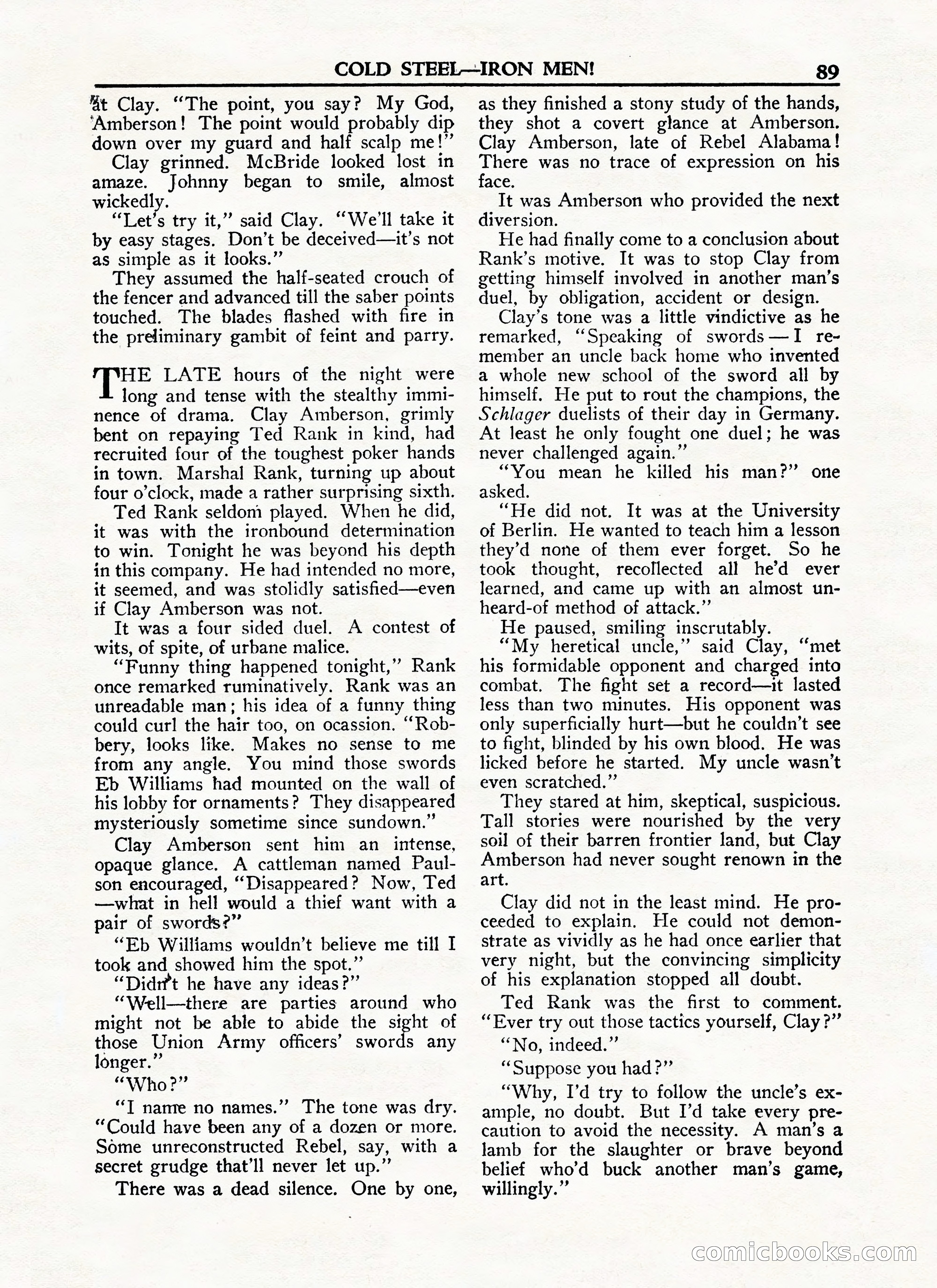 New Western Magazine, January 15, 1948 — page 89 of 100