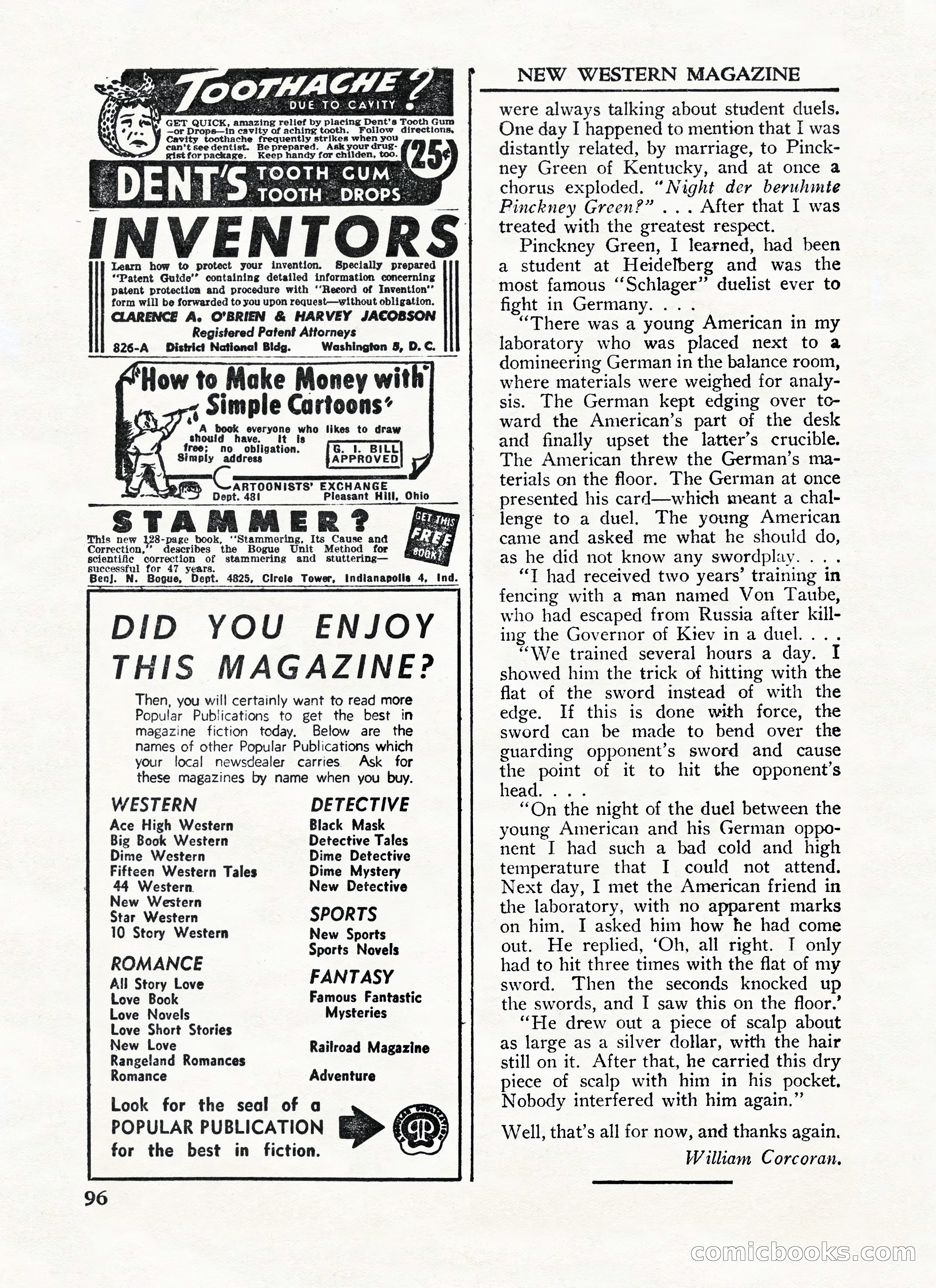 New Western Magazine, January 15, 1948 — page 96 of 100