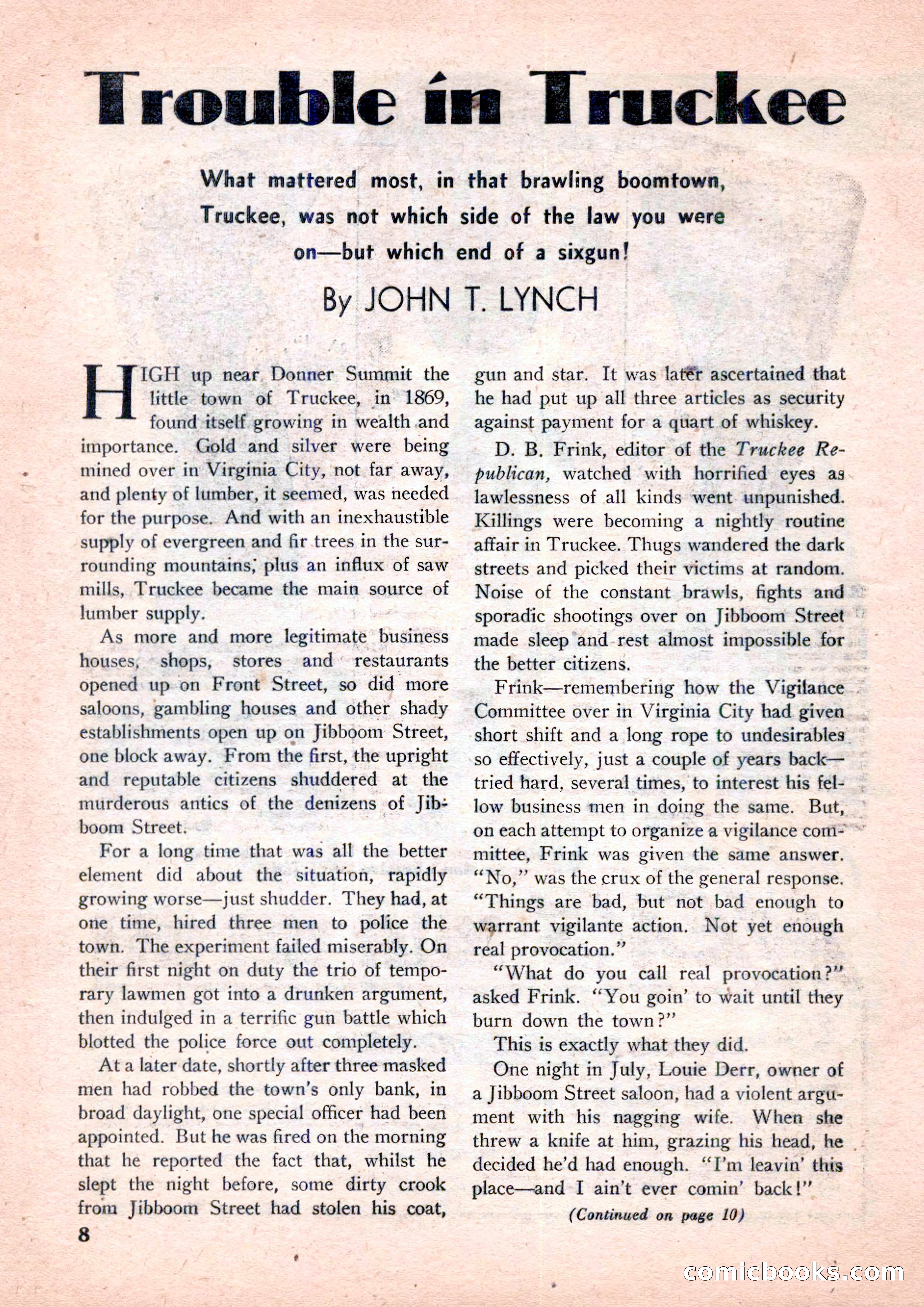 New Western Magazine, September 1952 — page 8 of 116