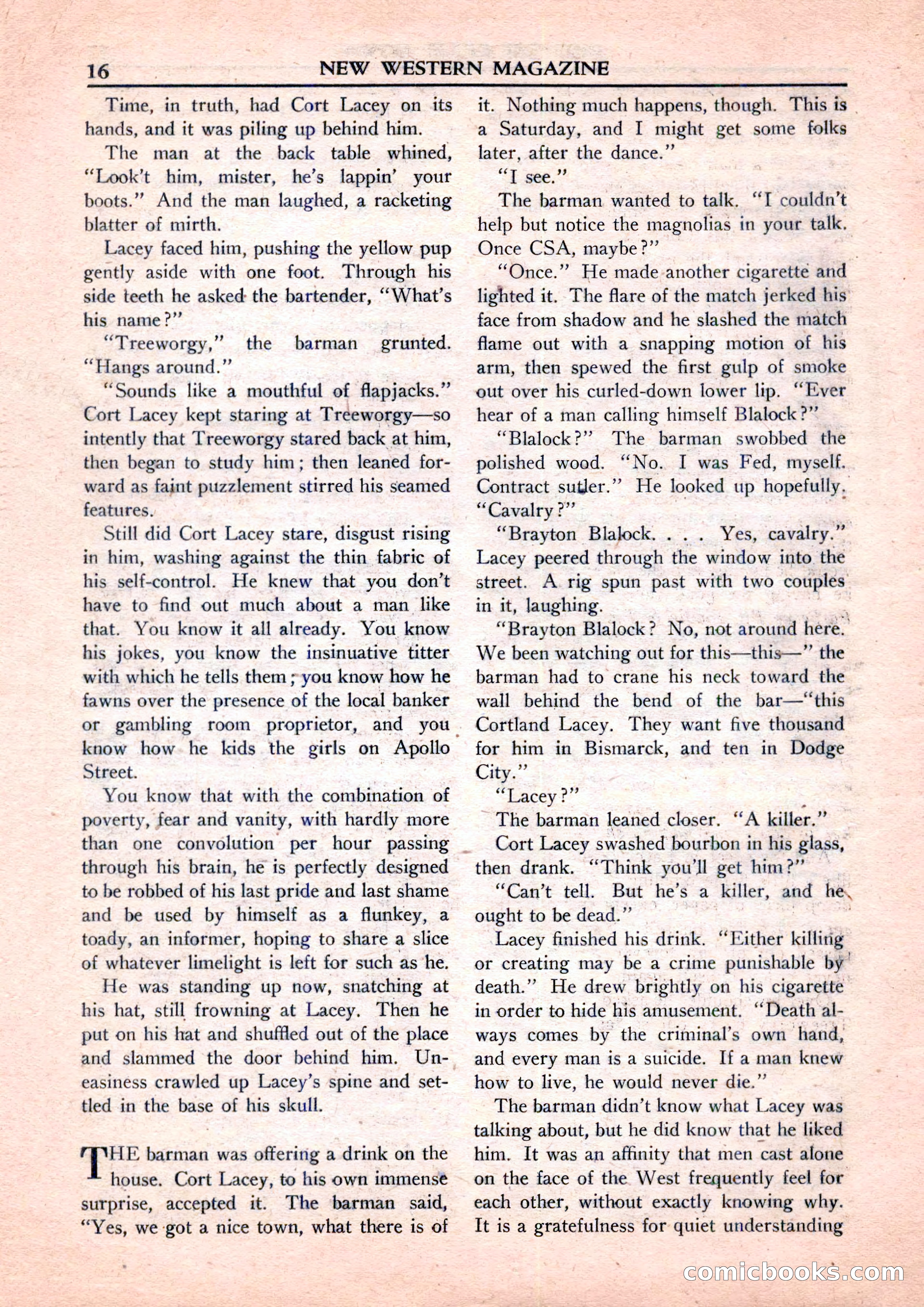 New Western Magazine, September 1952 — page 16 of 116
