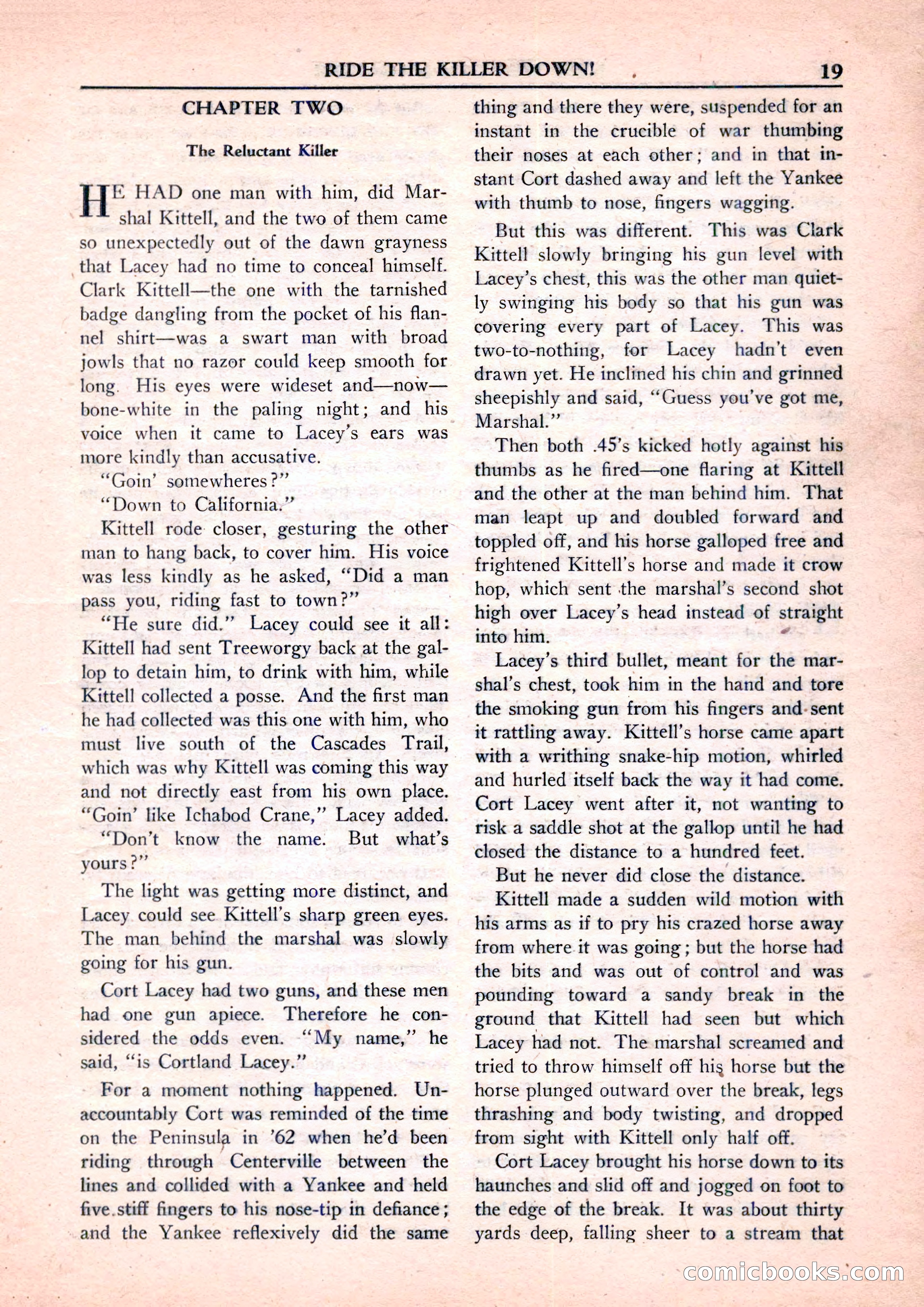 New Western Magazine, September 1952 — page 19 of 116