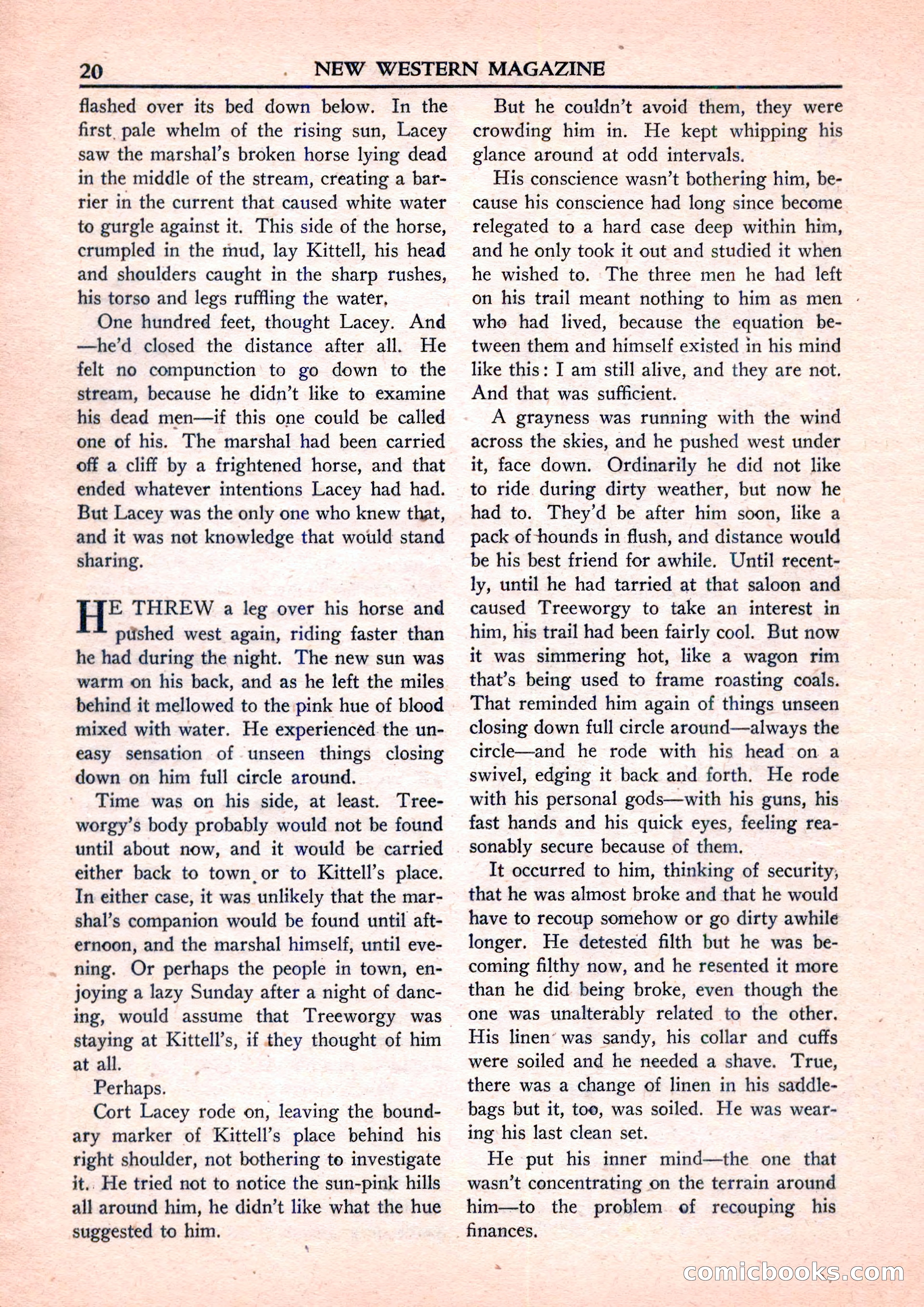 New Western Magazine, September 1952 — page 20 of 116