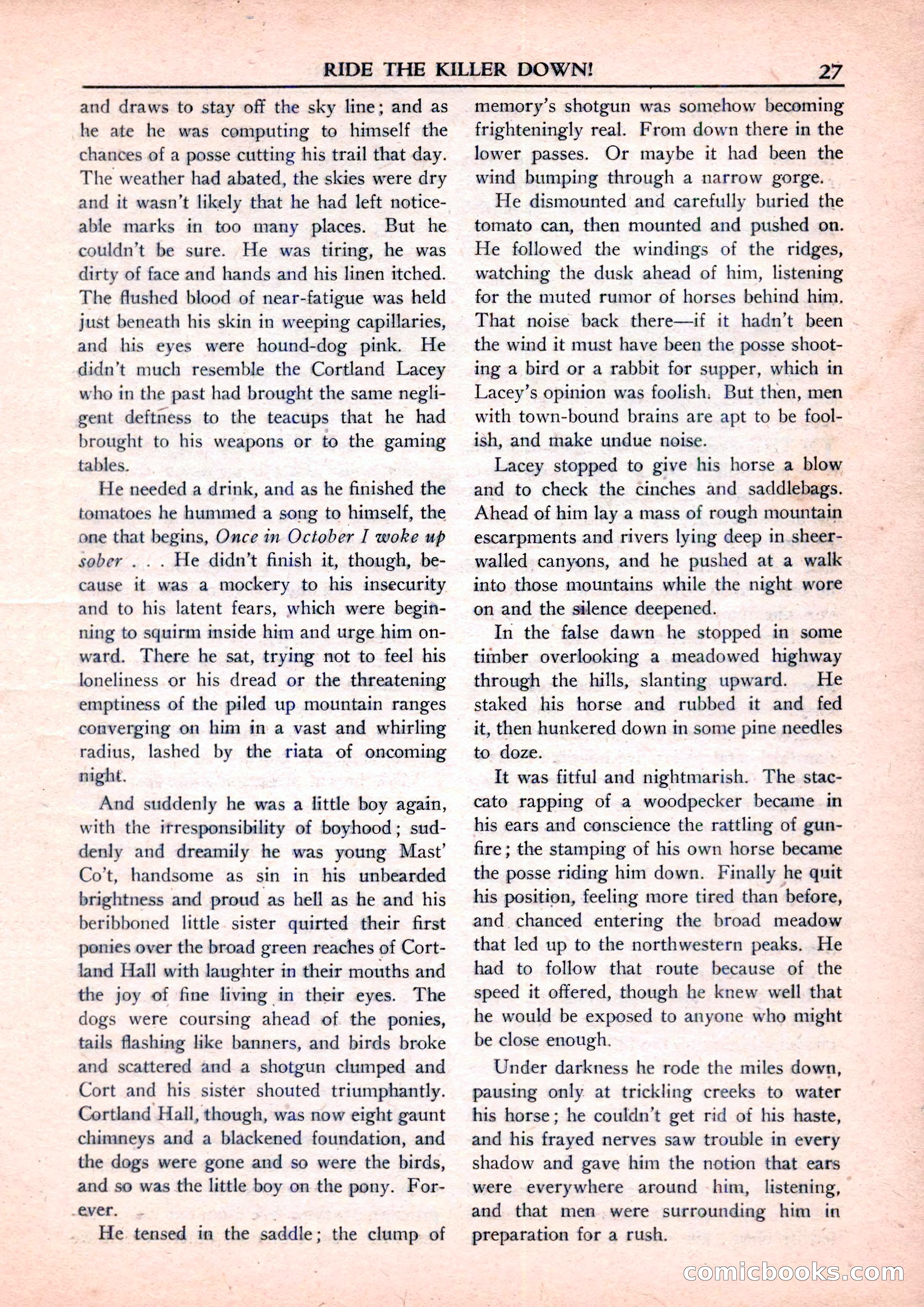 New Western Magazine, September 1952 — page 27 of 116
