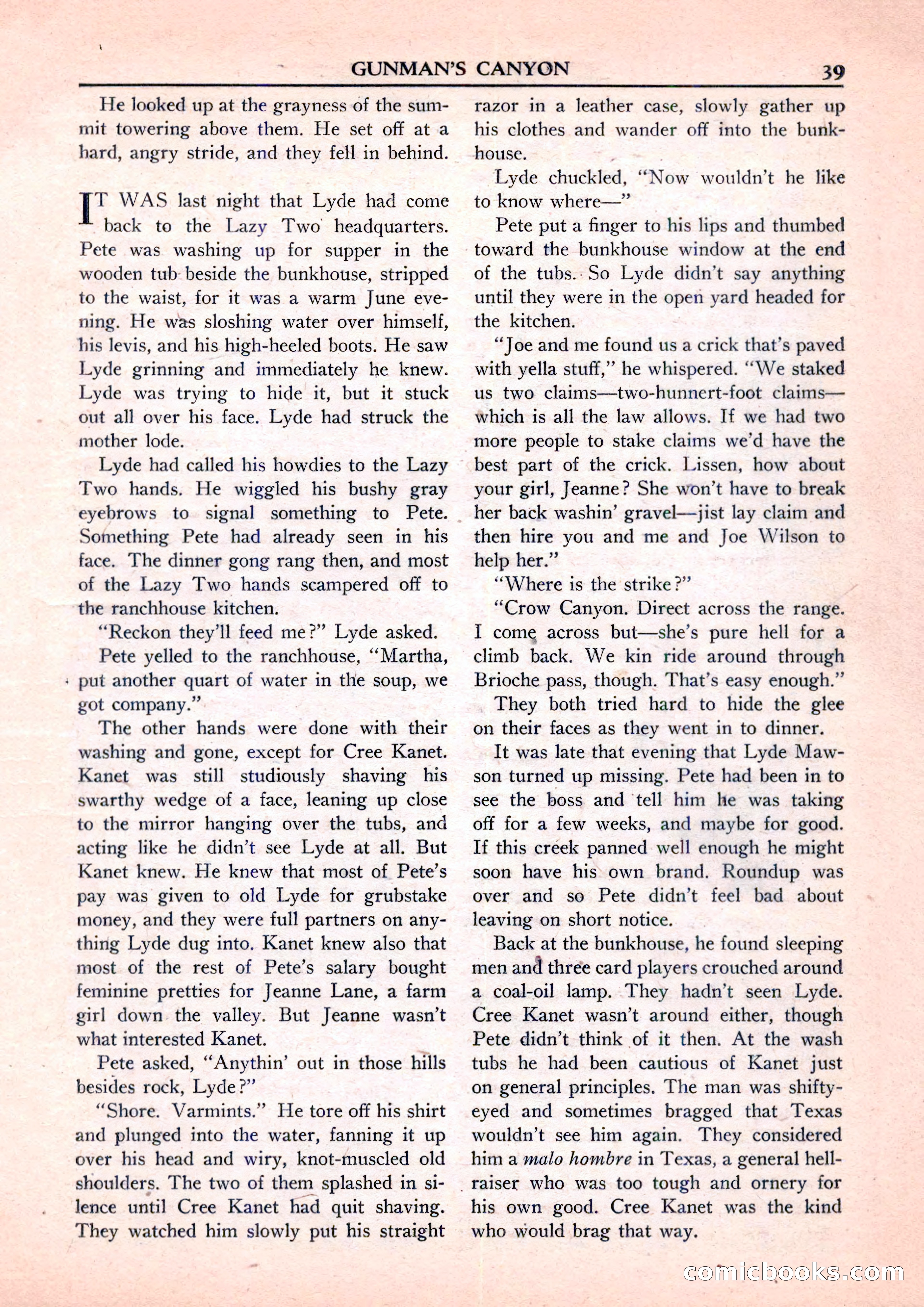 New Western Magazine, September 1952 — page 39 of 116