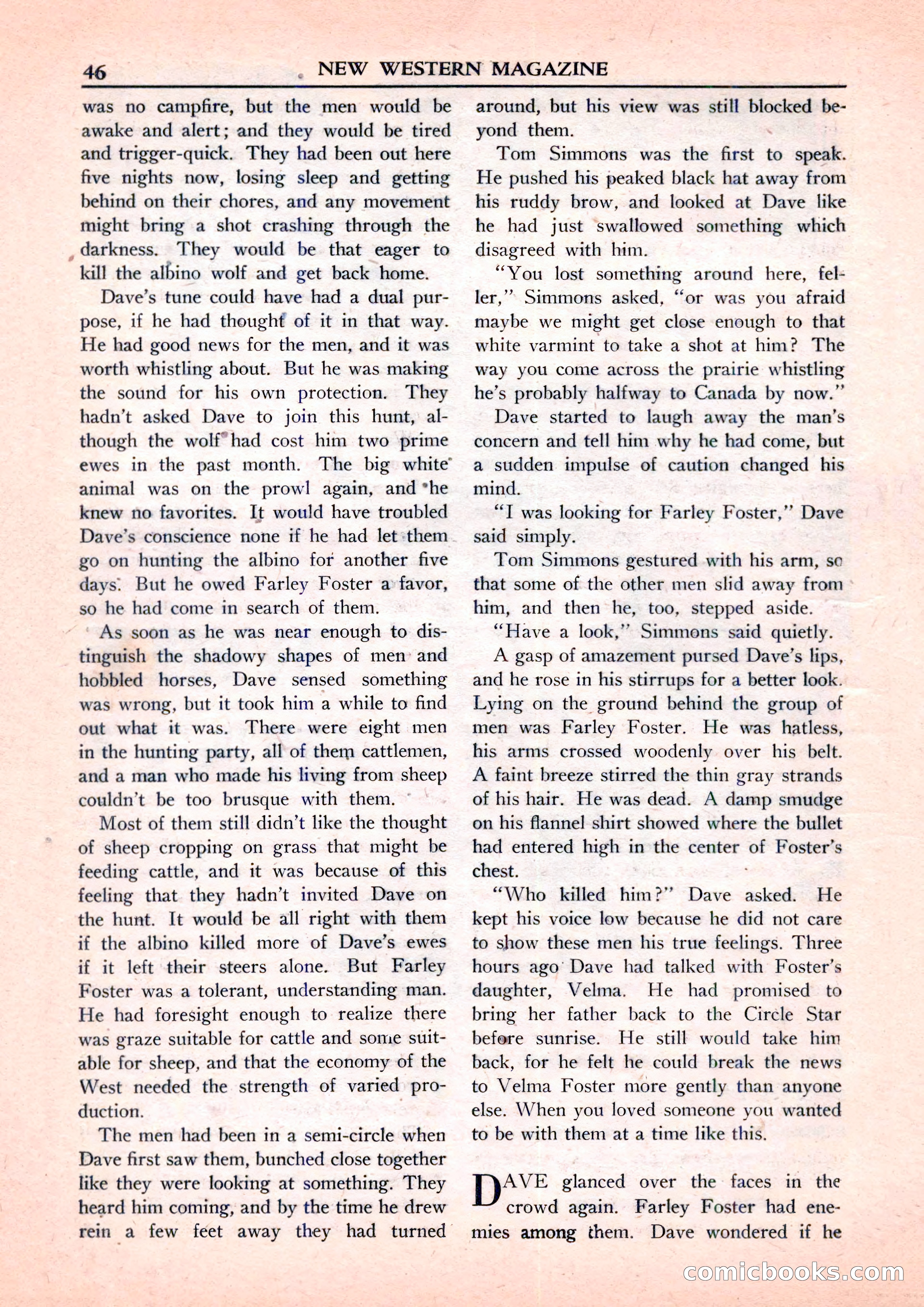 New Western Magazine, September 1952 — page 46 of 116