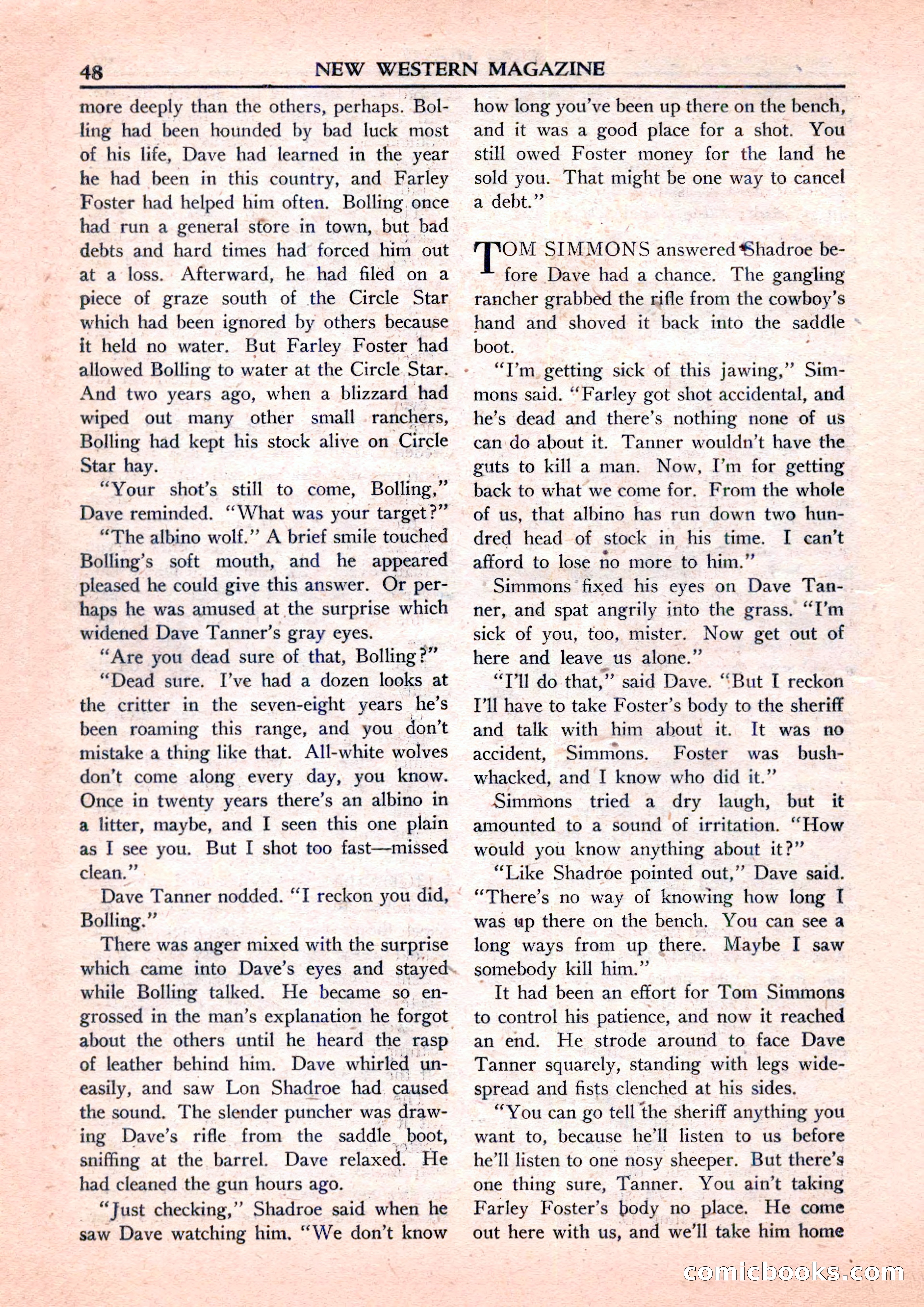 New Western Magazine, September 1952 — page 48 of 116