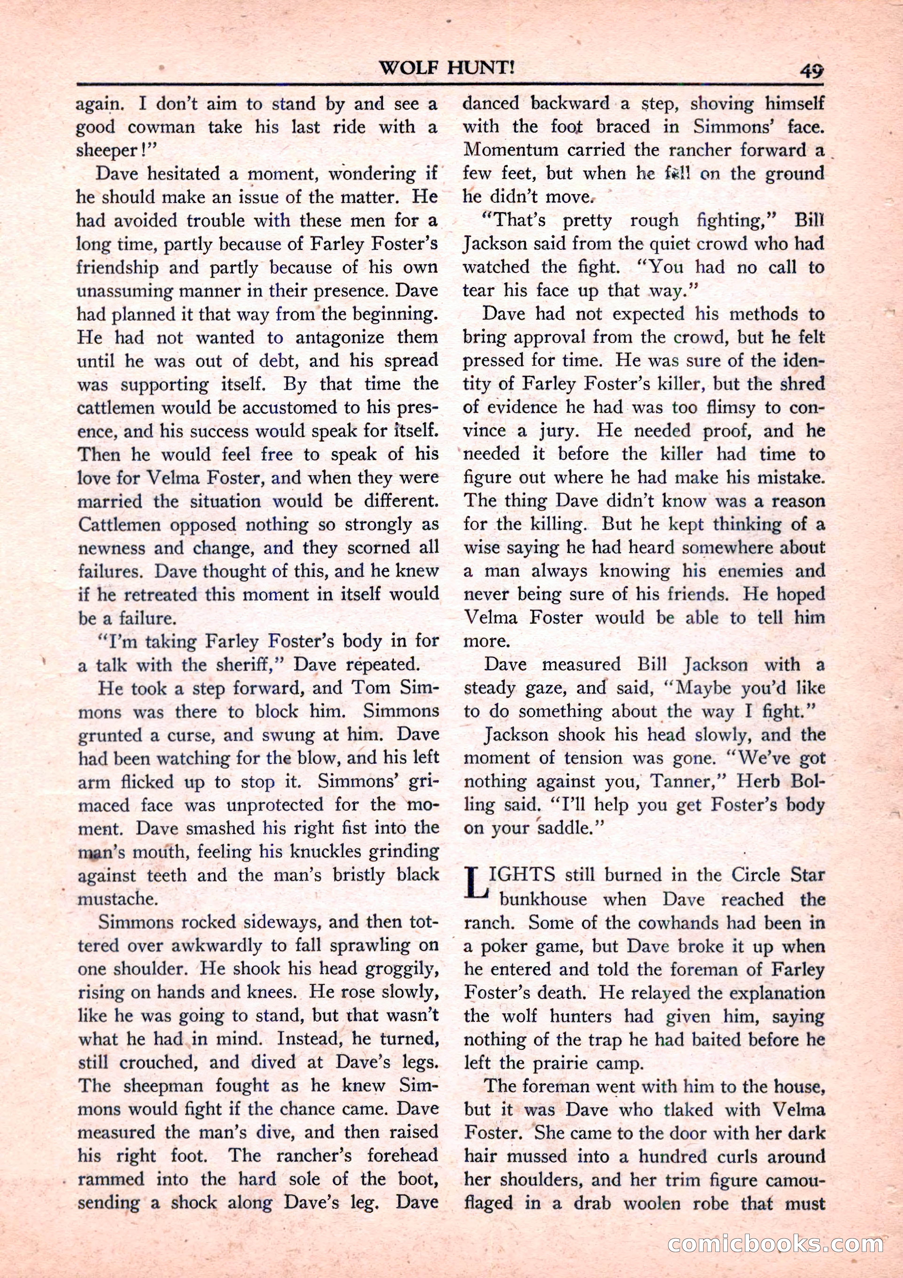New Western Magazine, September 1952 — page 49 of 116
