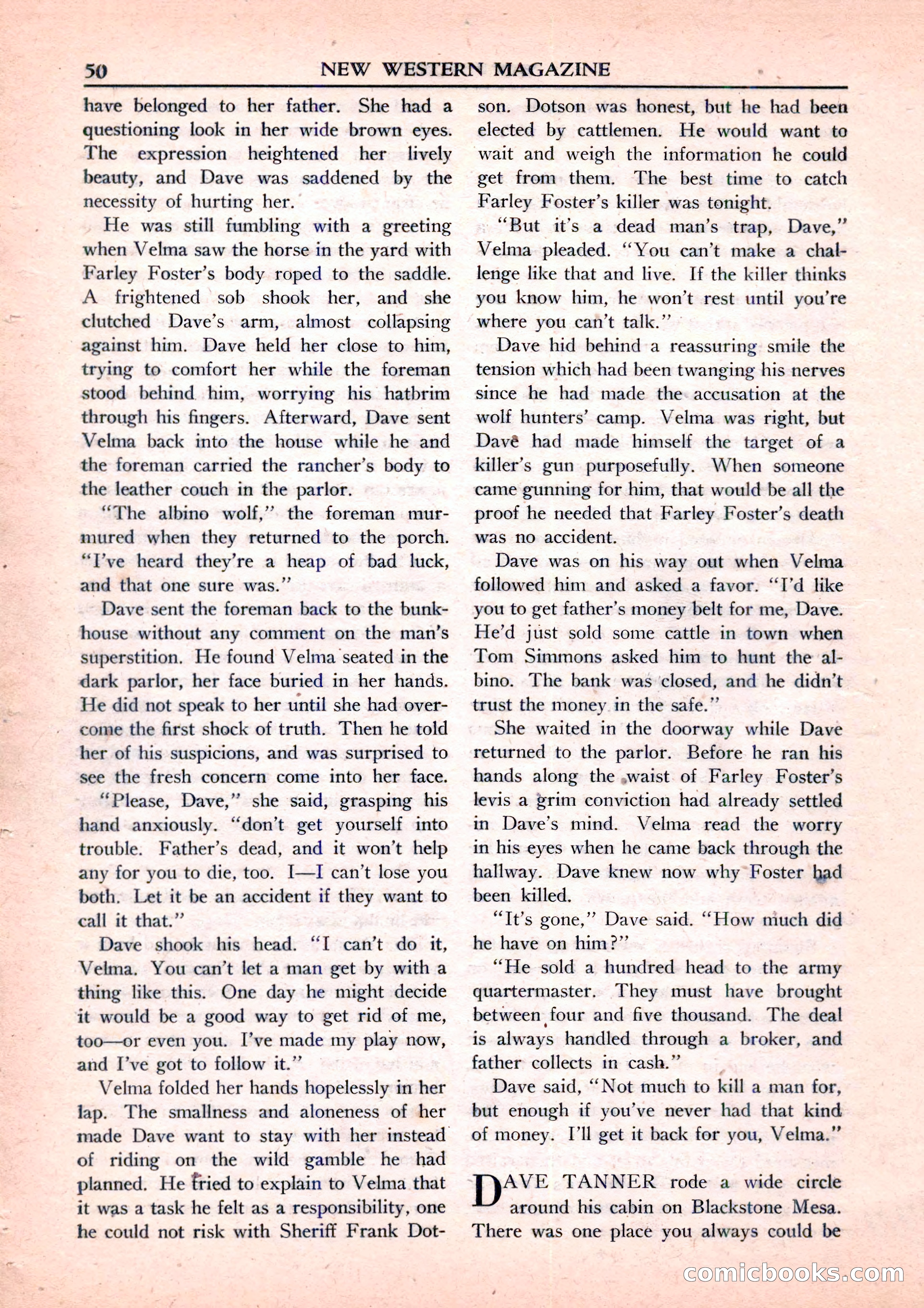 New Western Magazine, September 1952 — page 50 of 116