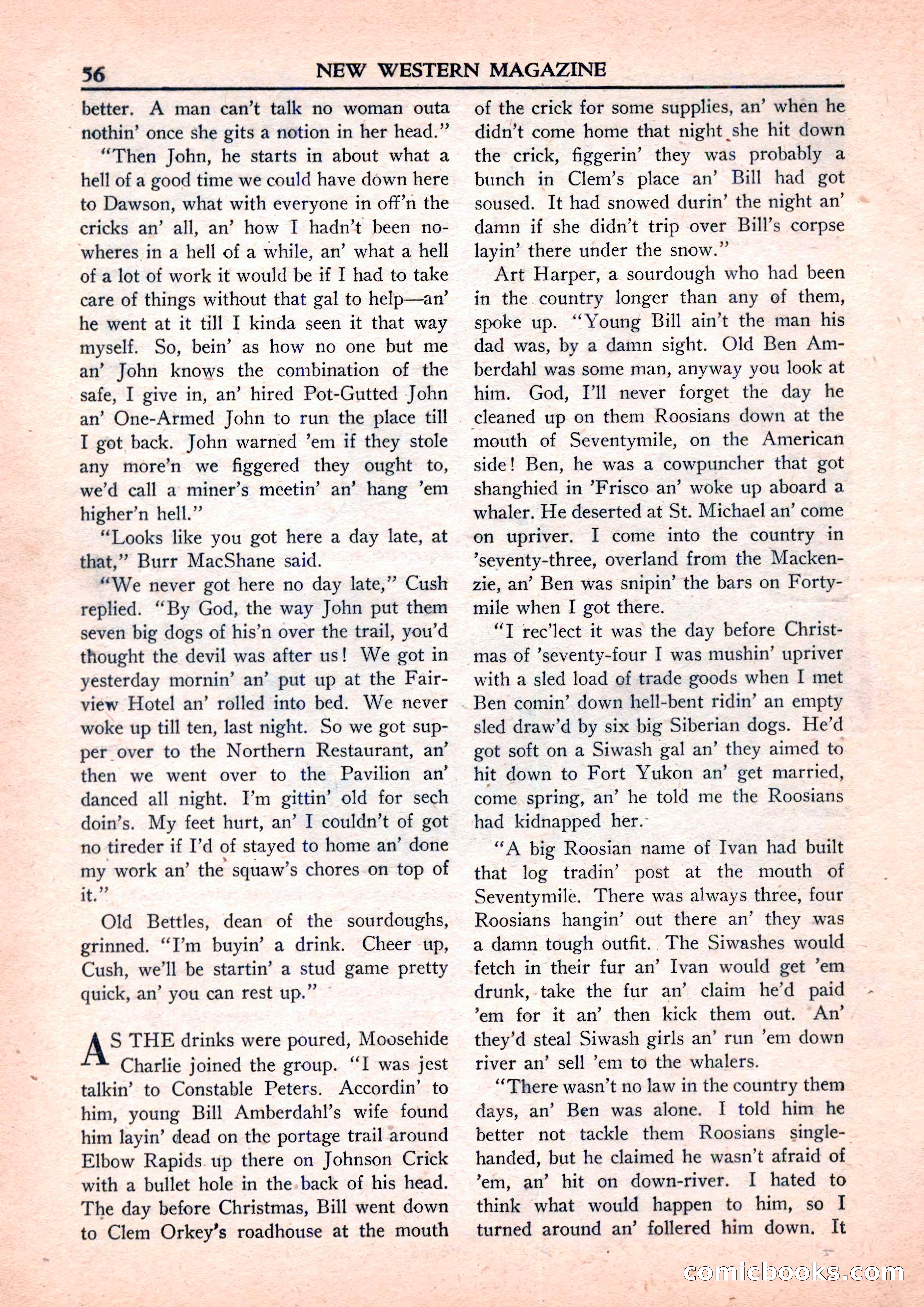 New Western Magazine, September 1952 — page 56 of 116