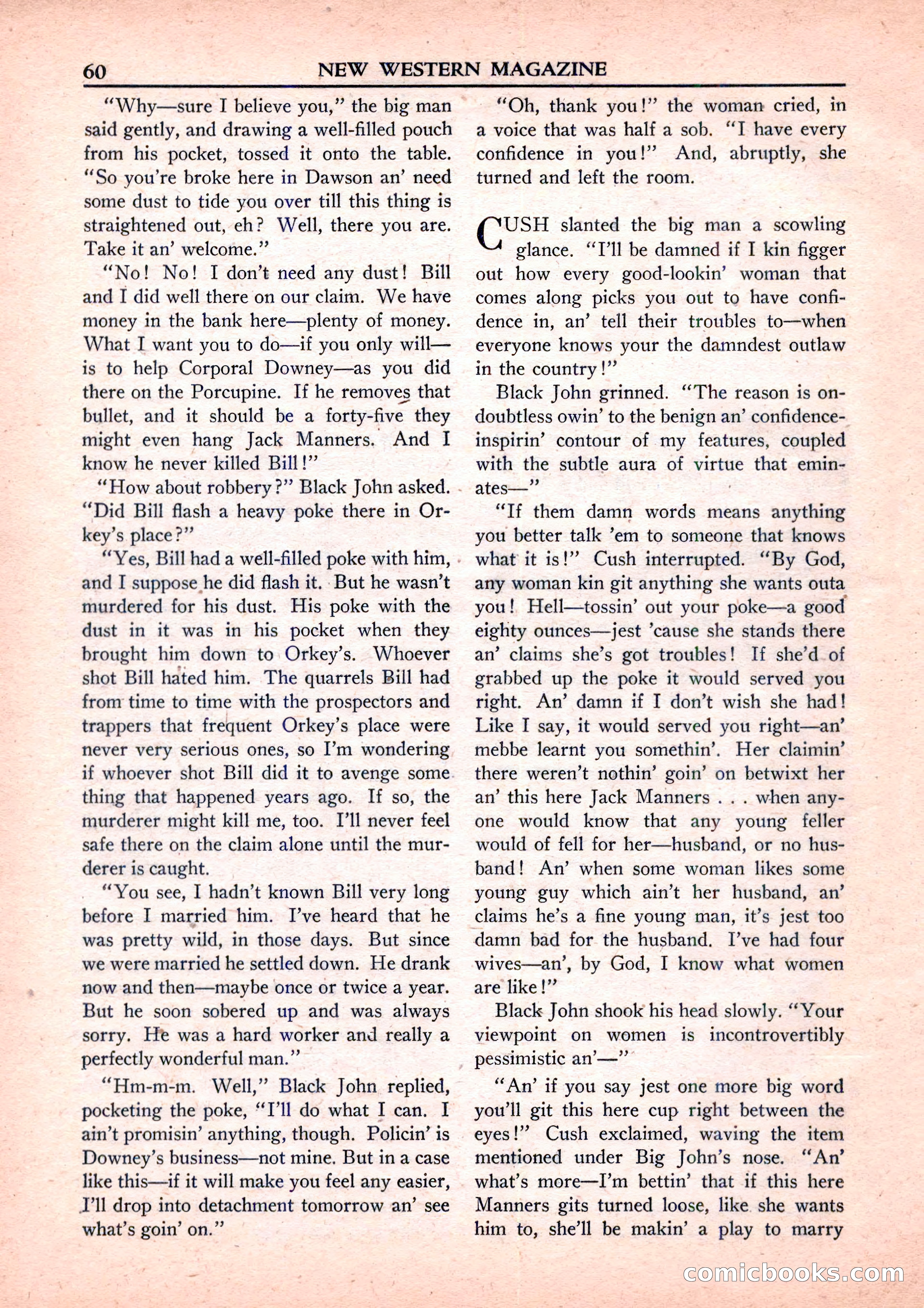 New Western Magazine, September 1952 — page 60 of 116