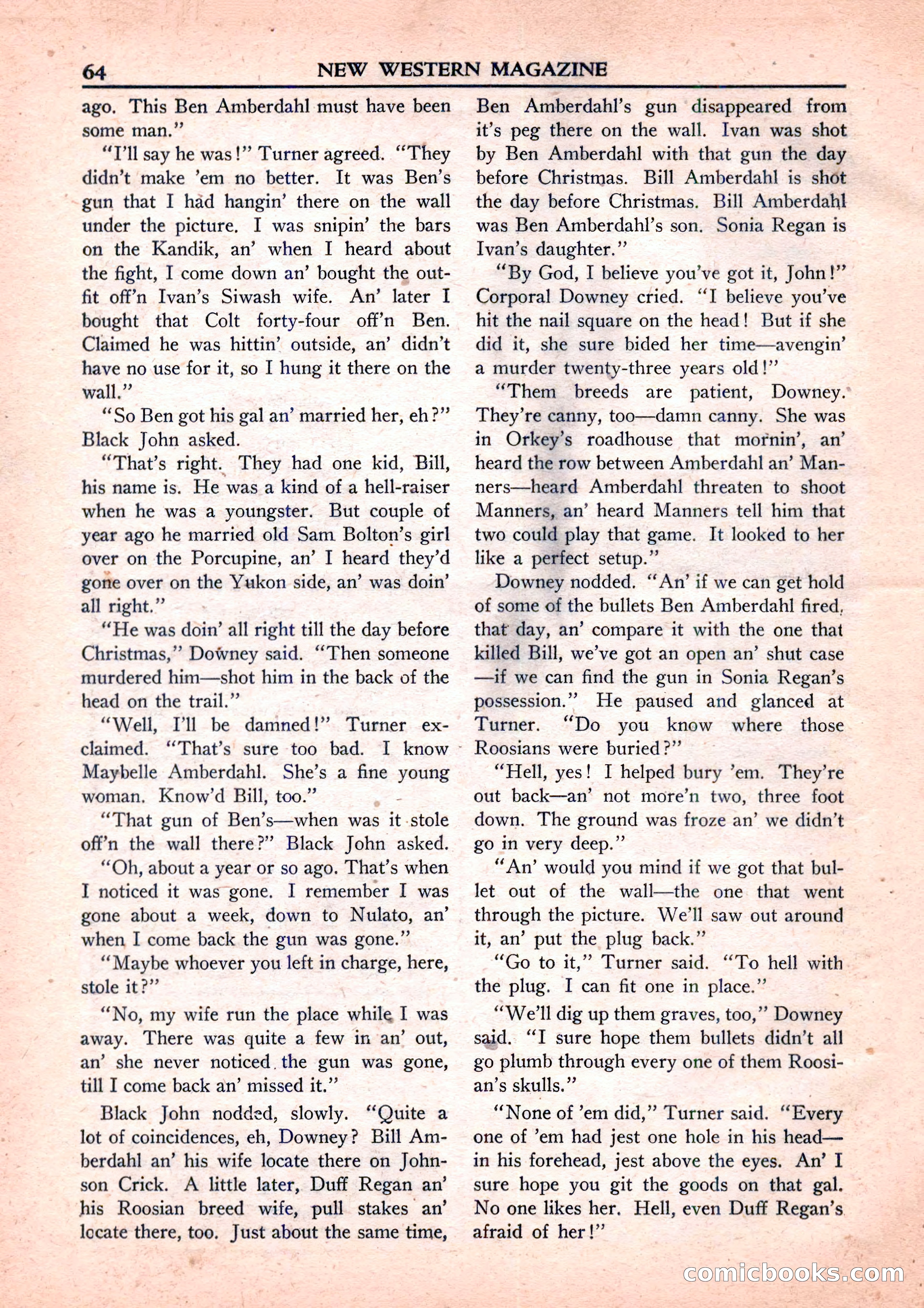 New Western Magazine, September 1952 — page 64 of 116