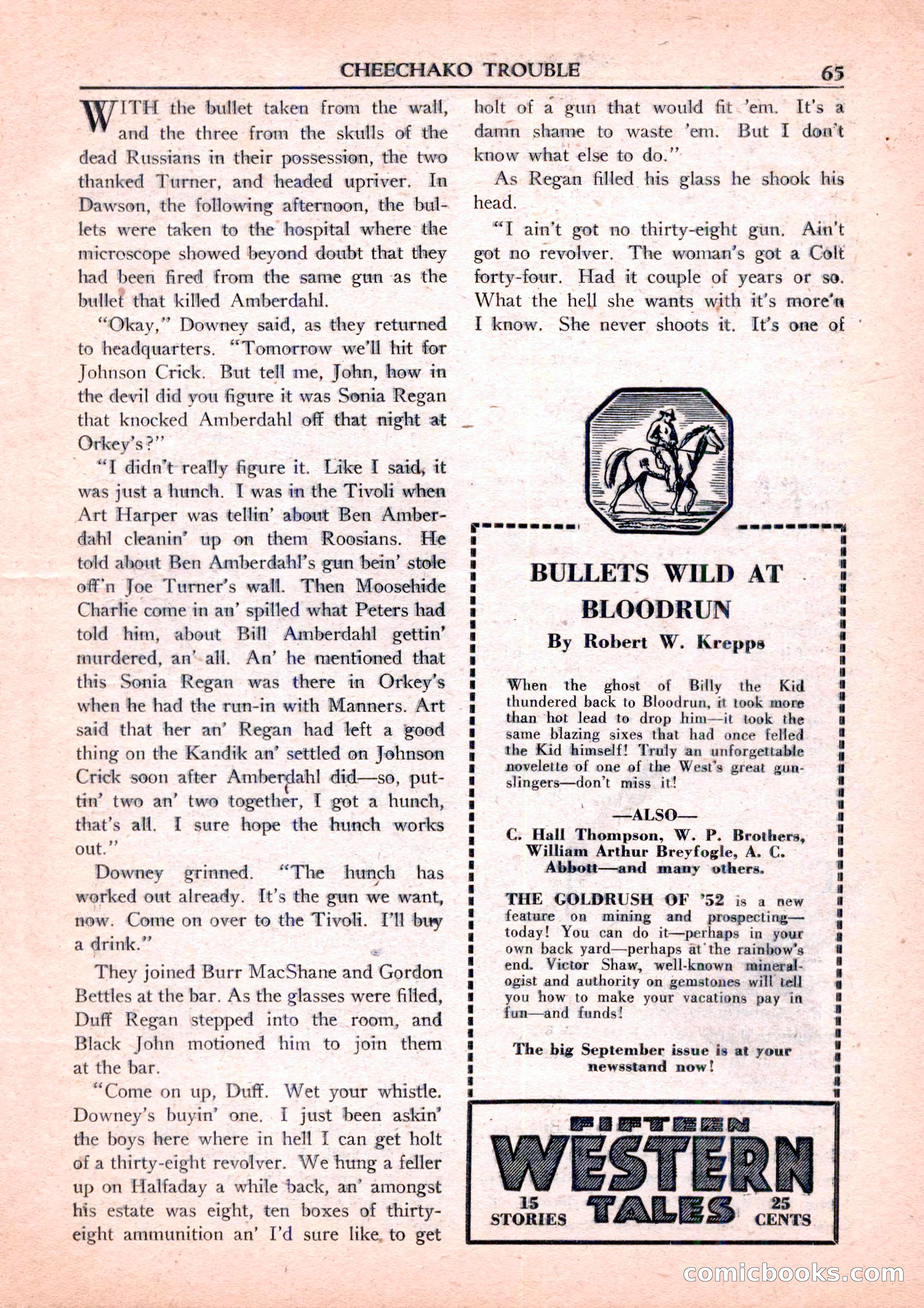 New Western Magazine, September 1952 — page 65 of 116